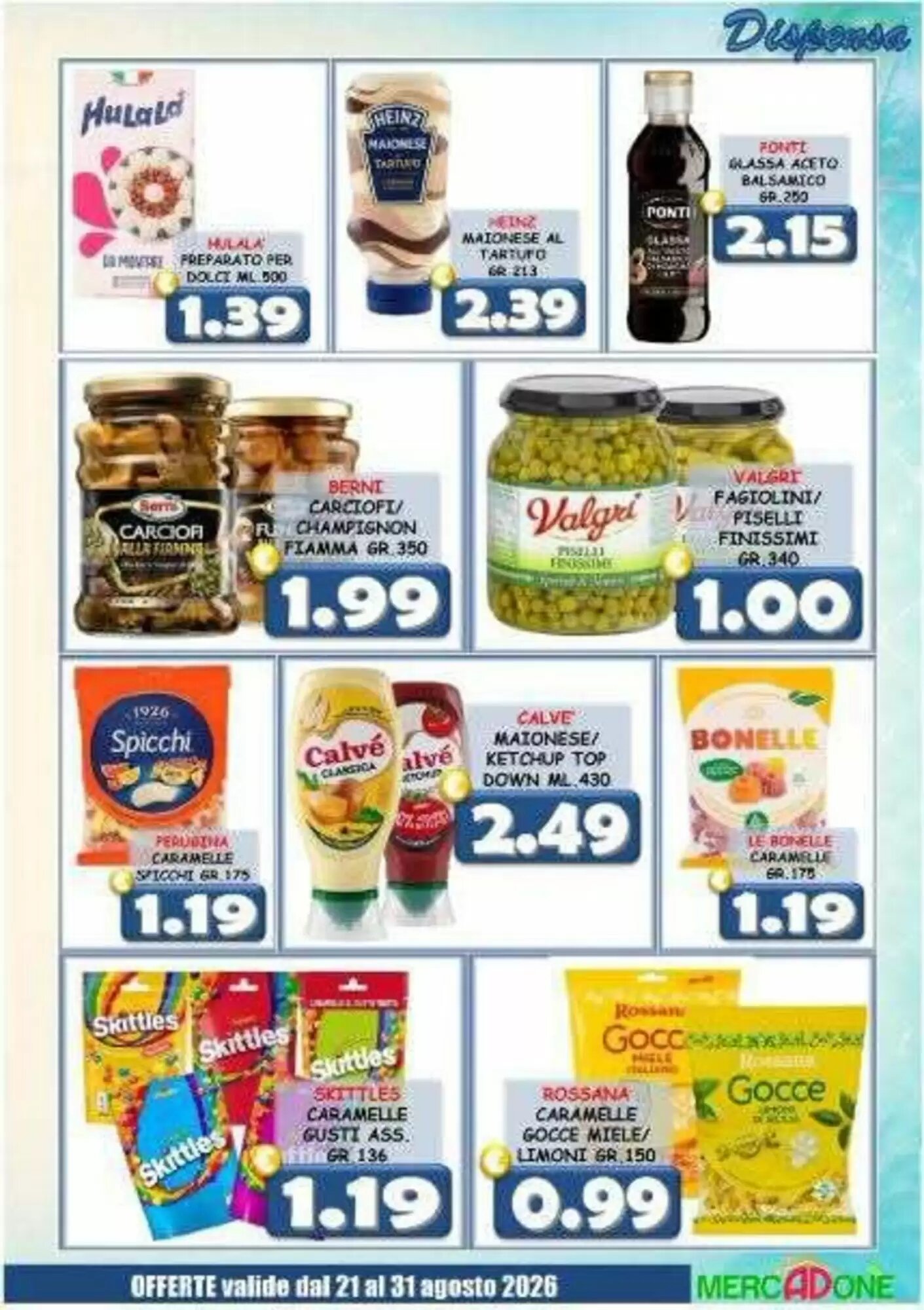 Volantino promozionale MercADone  valide dal 21/08/2026 - Pagina 21.