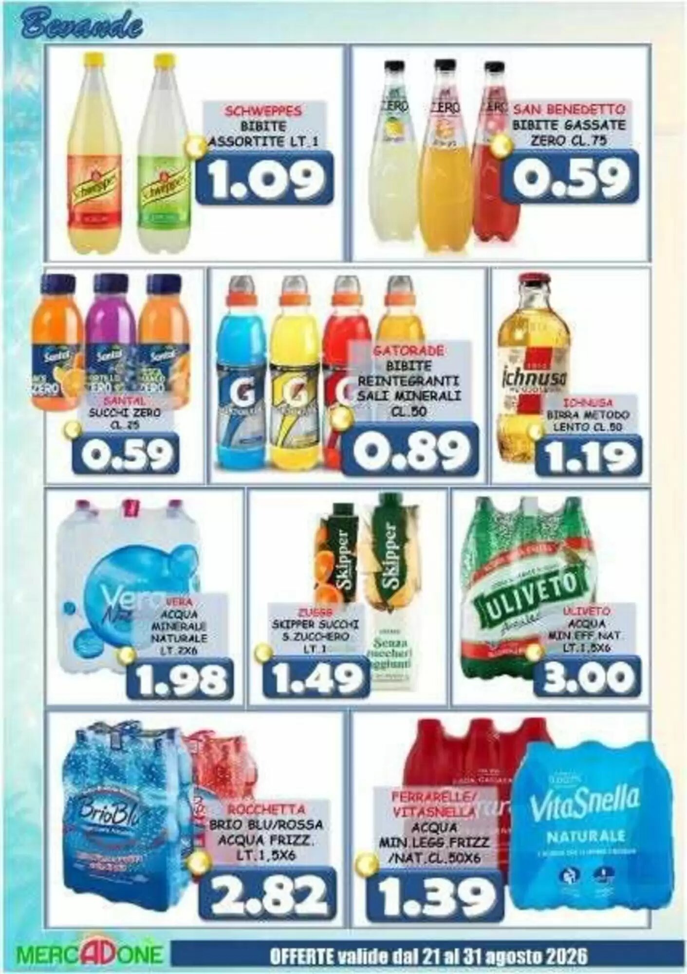 Volantino promozionale MercADone  valide dal 21/08/2026 - Pagina 22.