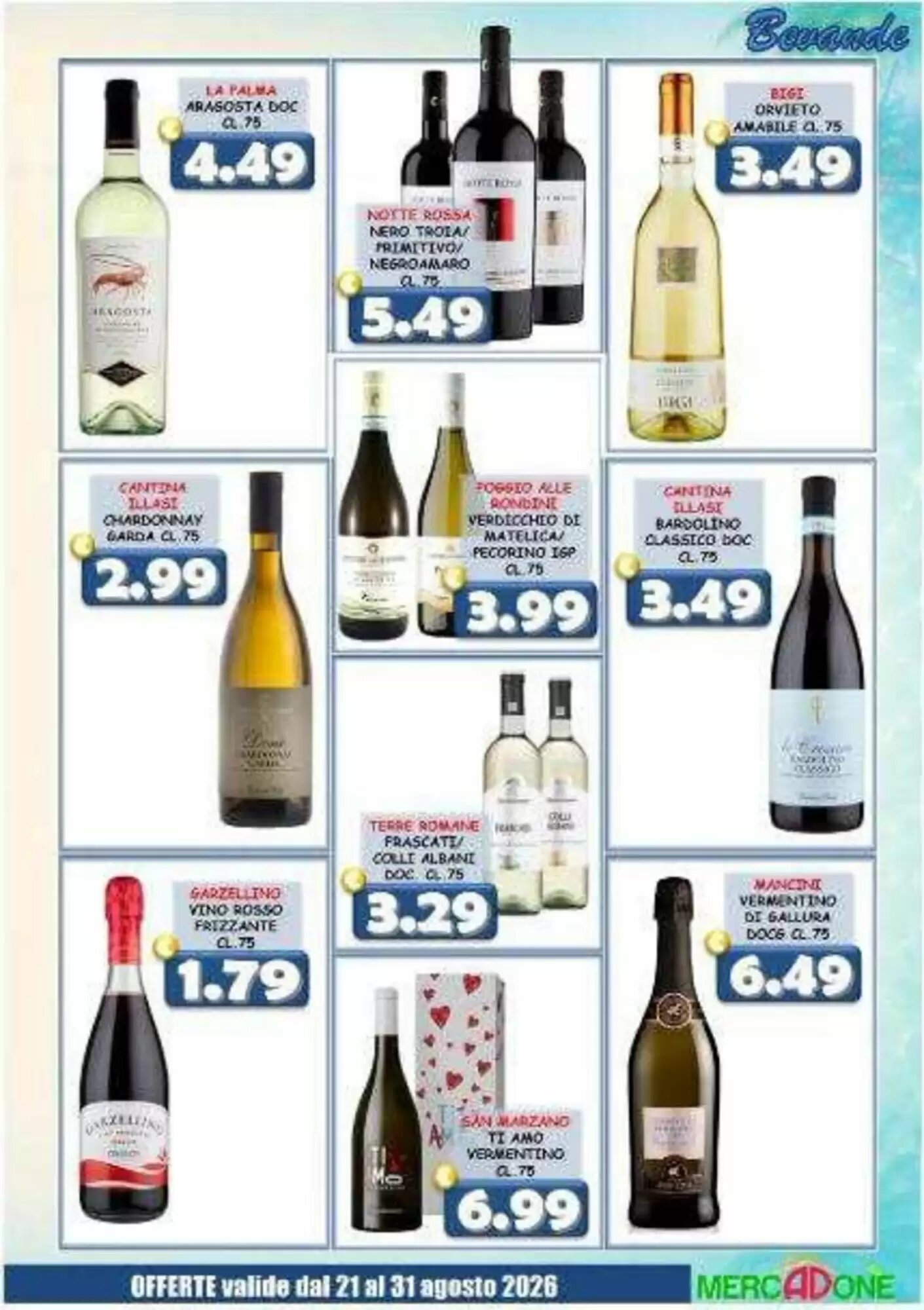 Volantino promozionale MercADone  valide dal 21/08/2026 - Pagina 23.