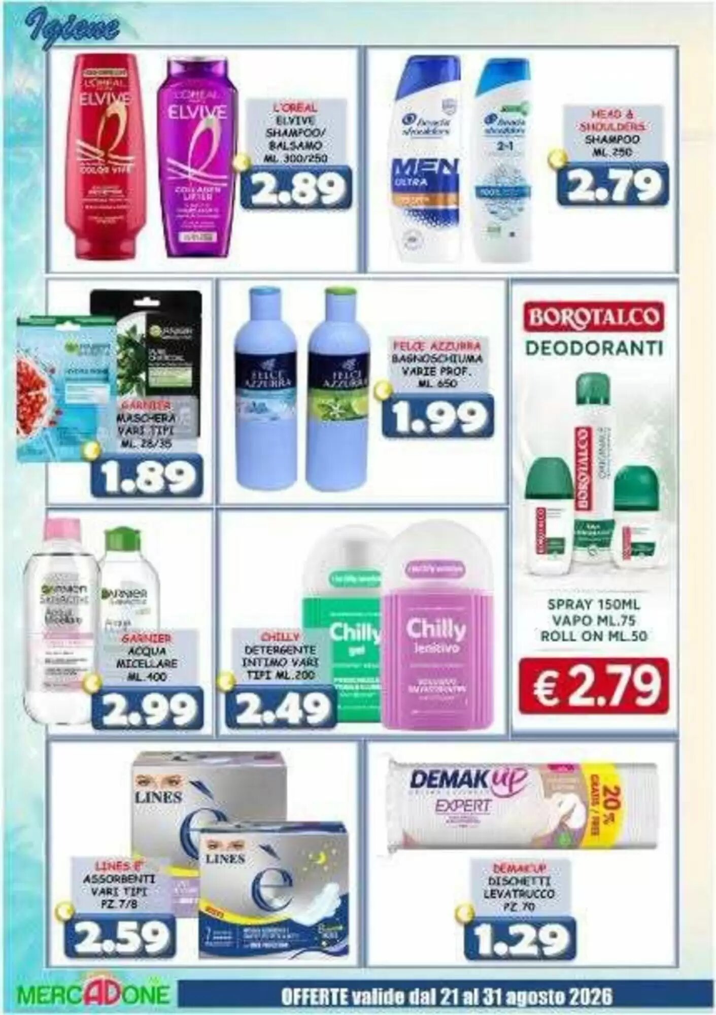 Volantino promozionale MercADone  valide dal 21/08/2026 - Pagina 25.