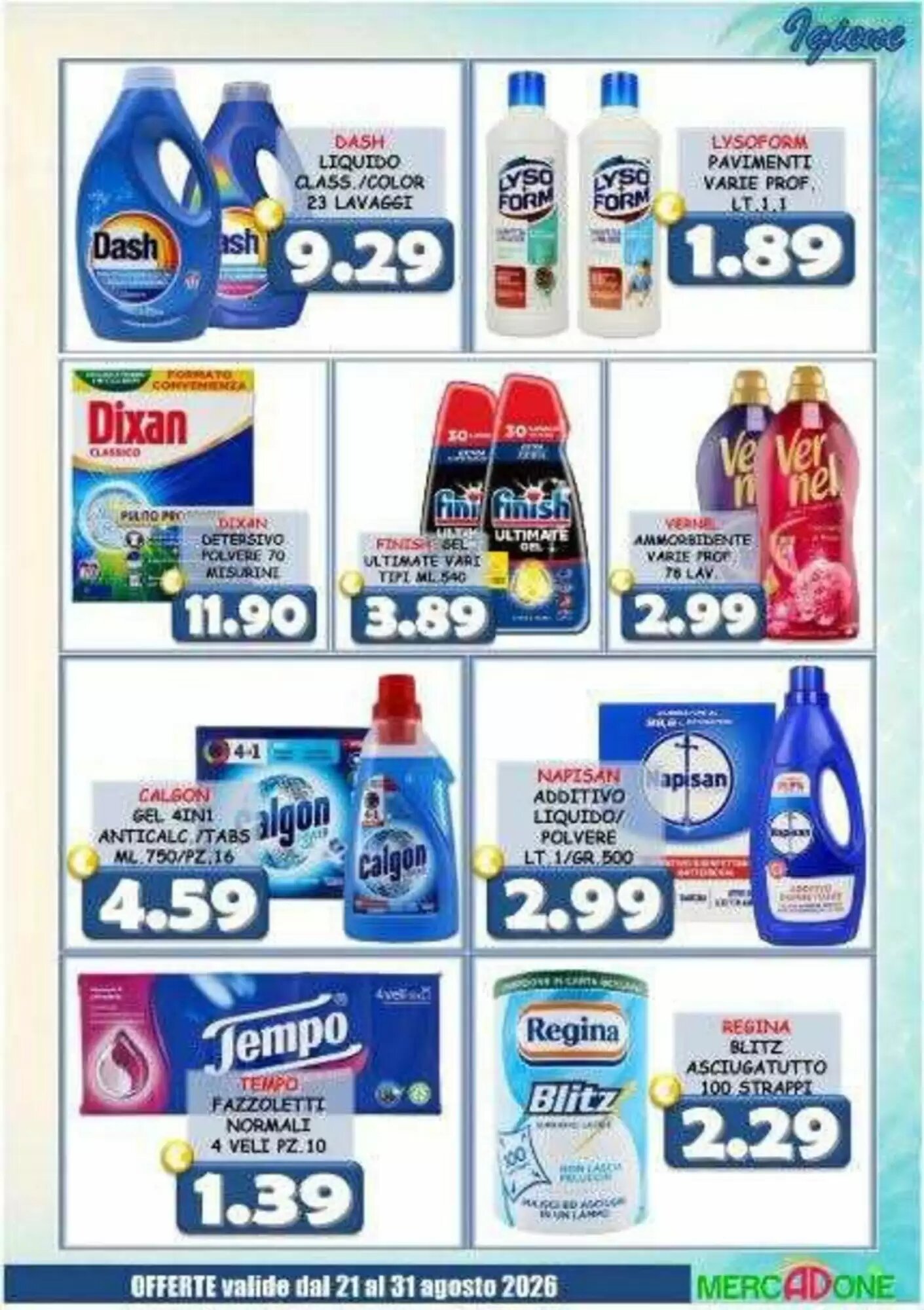 Volantino promozionale MercADone  valide dal 21/08/2026 - Pagina 26.