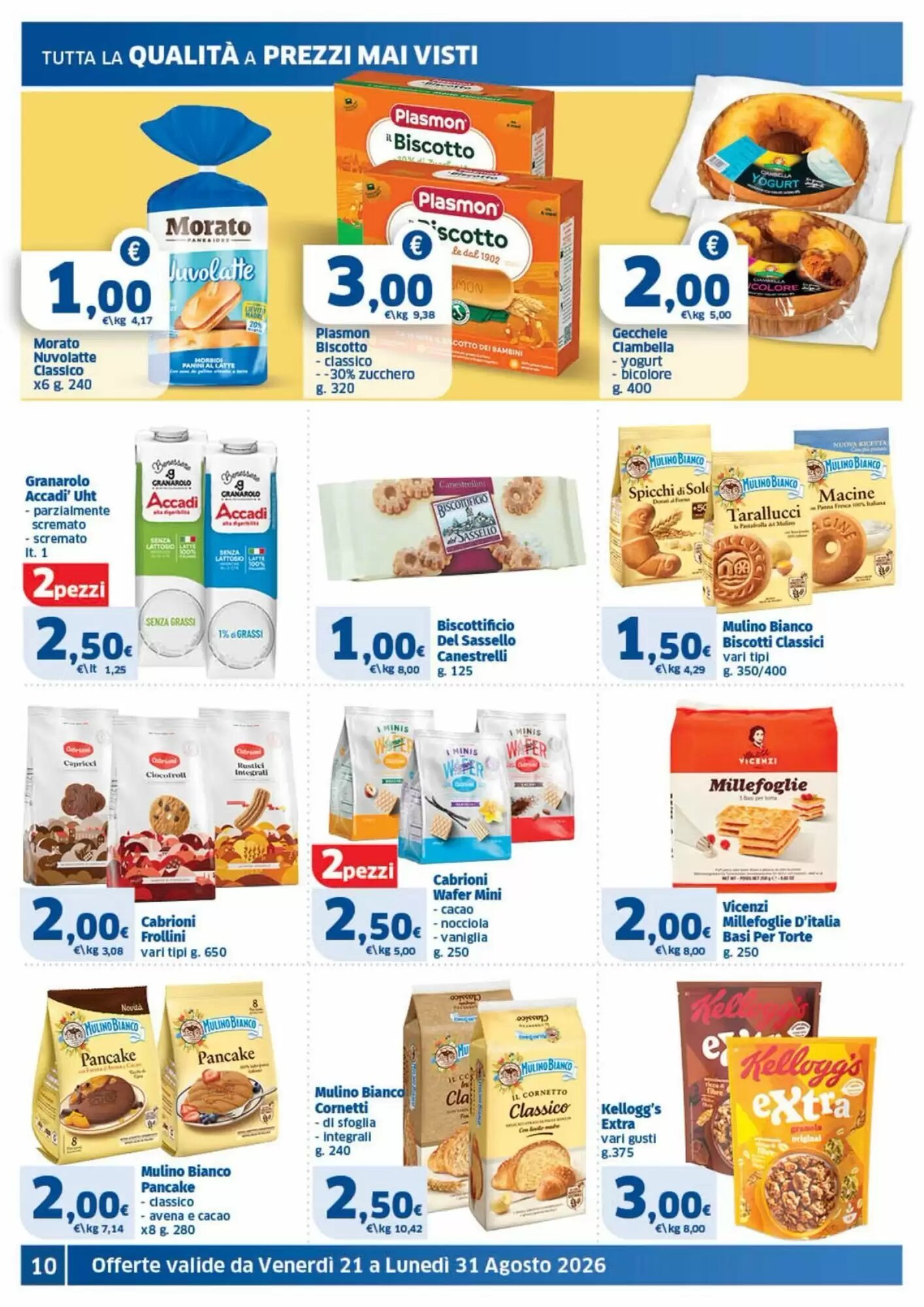 Volantino promozionale Ok Sigma  valide dal 21/08/2026 - Pagina 10.