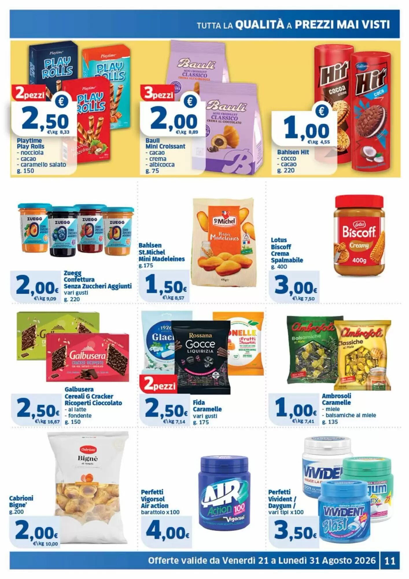 Volantino promozionale Ok Sigma  valide dal 21/08/2026 - Pagina 11.
