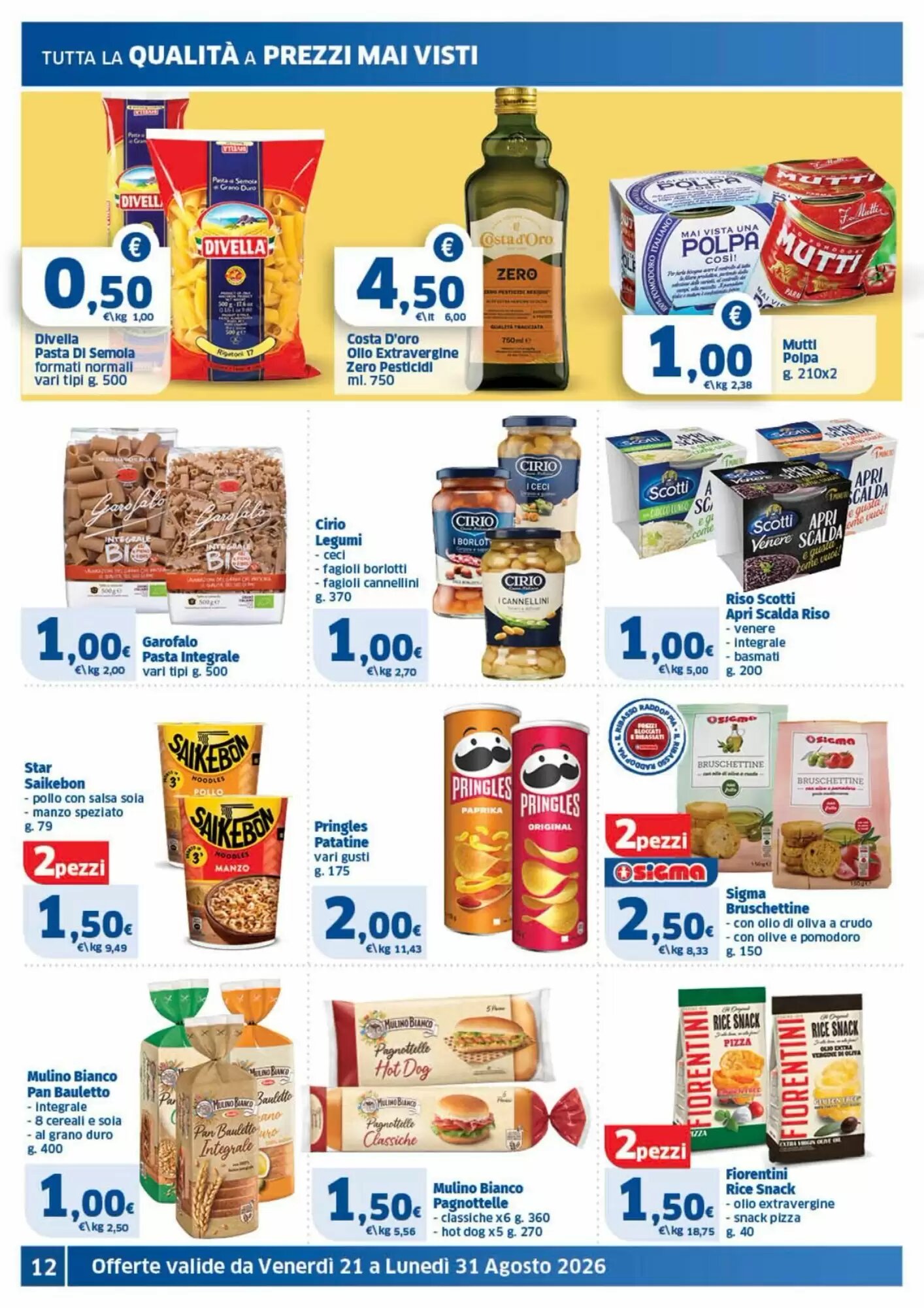 Volantino promozionale Ok Sigma  valide dal 21/08/2026 - Pagina 12.