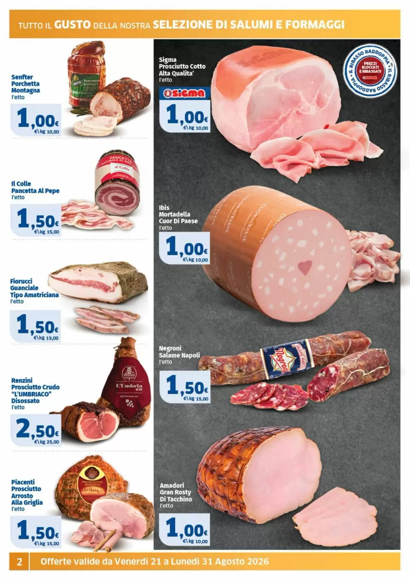 Volantino promozionale Ok Sigma  valide dal 21/08/2026 - Pagina 2.