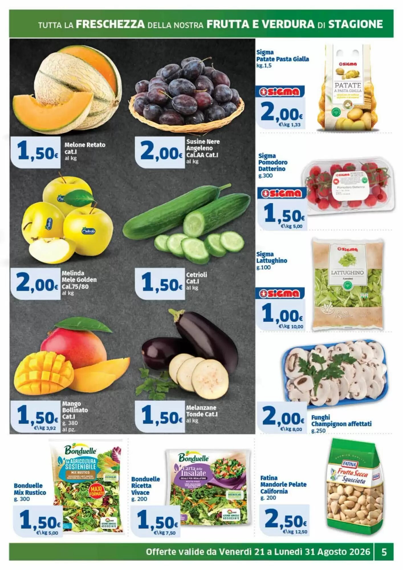Volantino promozionale Ok Sigma  valide dal 21/08/2026 - Pagina 5.