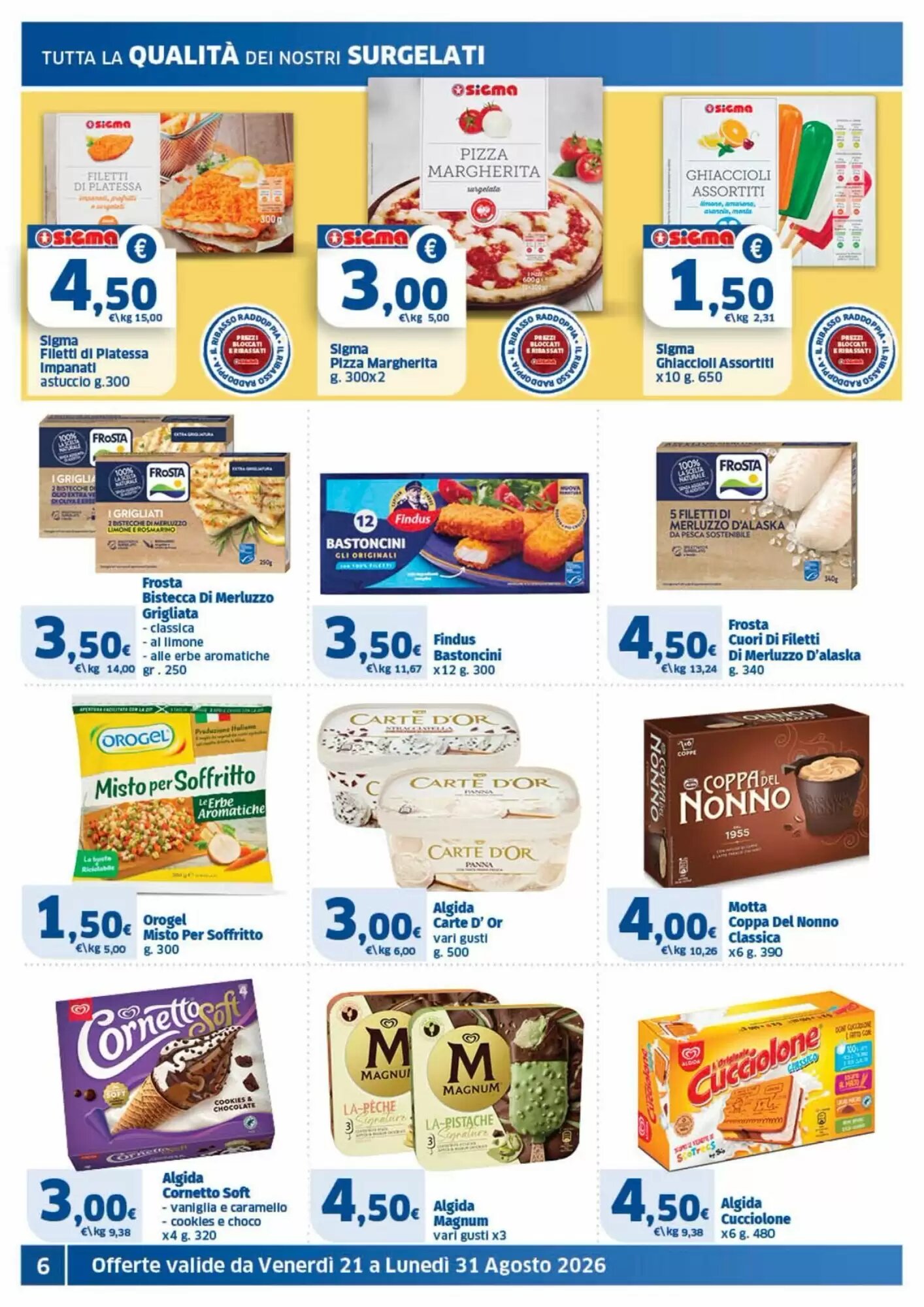 Volantino promozionale Ok Sigma  valide dal 21/08/2026 - Pagina 6.