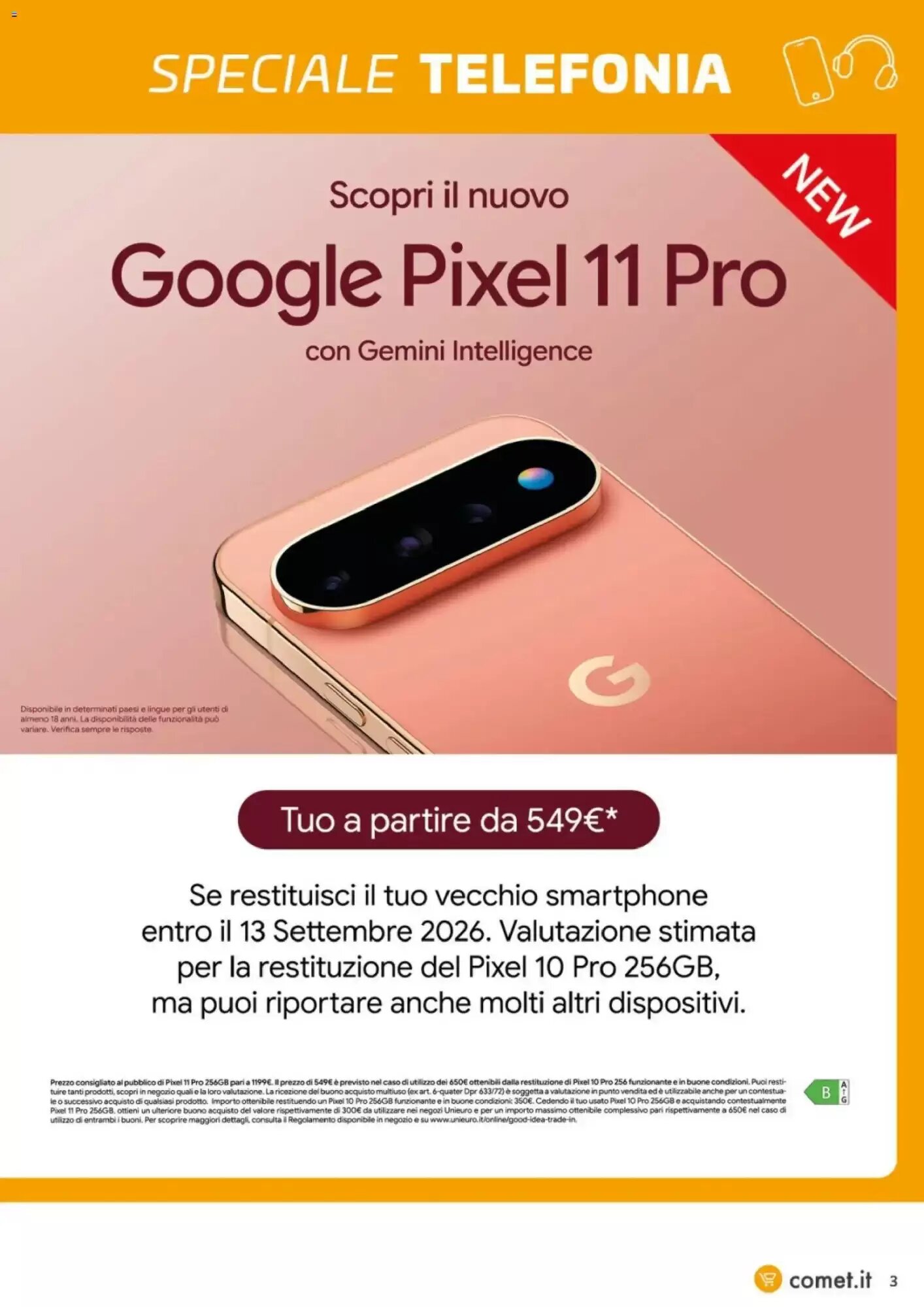 Volantino promozionale Comet  valide dal 21/08/2026 - Pagina 3.