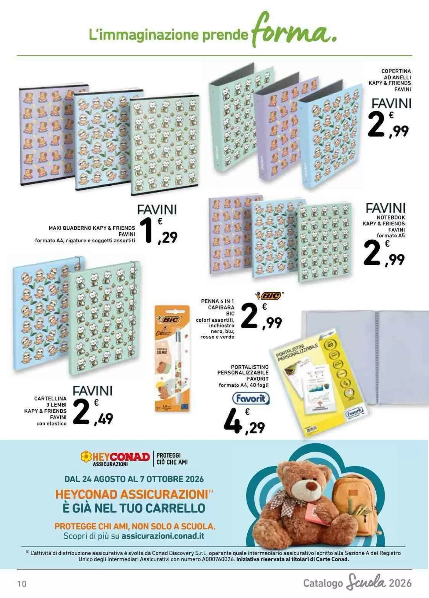Volantino promozionale Conad  valide dal 21/08/2026 - Pagina 10.