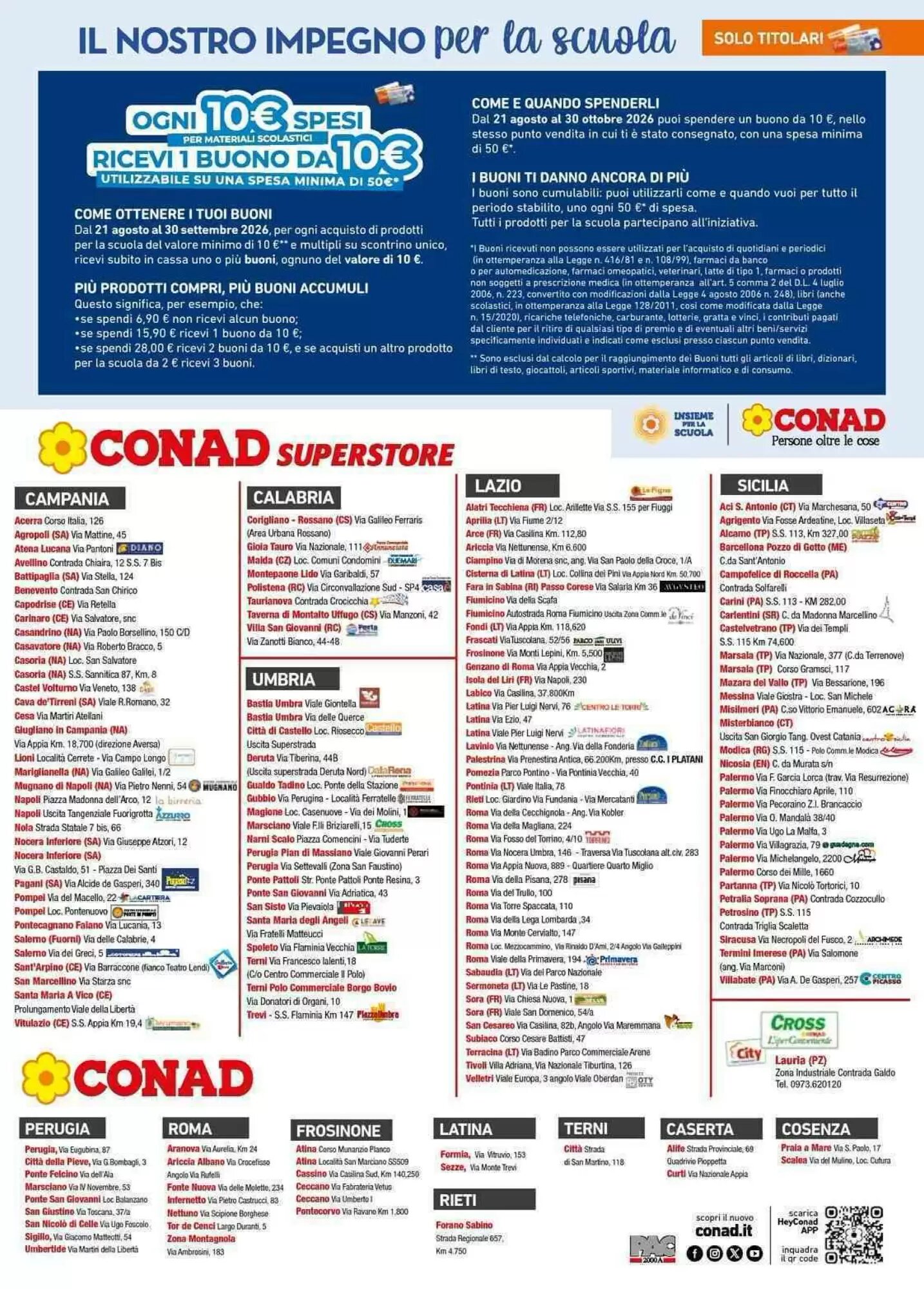 Volantino promozionale Conad  valide dal 21/08/2026 - Pagina 12.