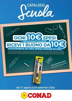 Volantino promozionale Conad  valide dal 21/08/2026