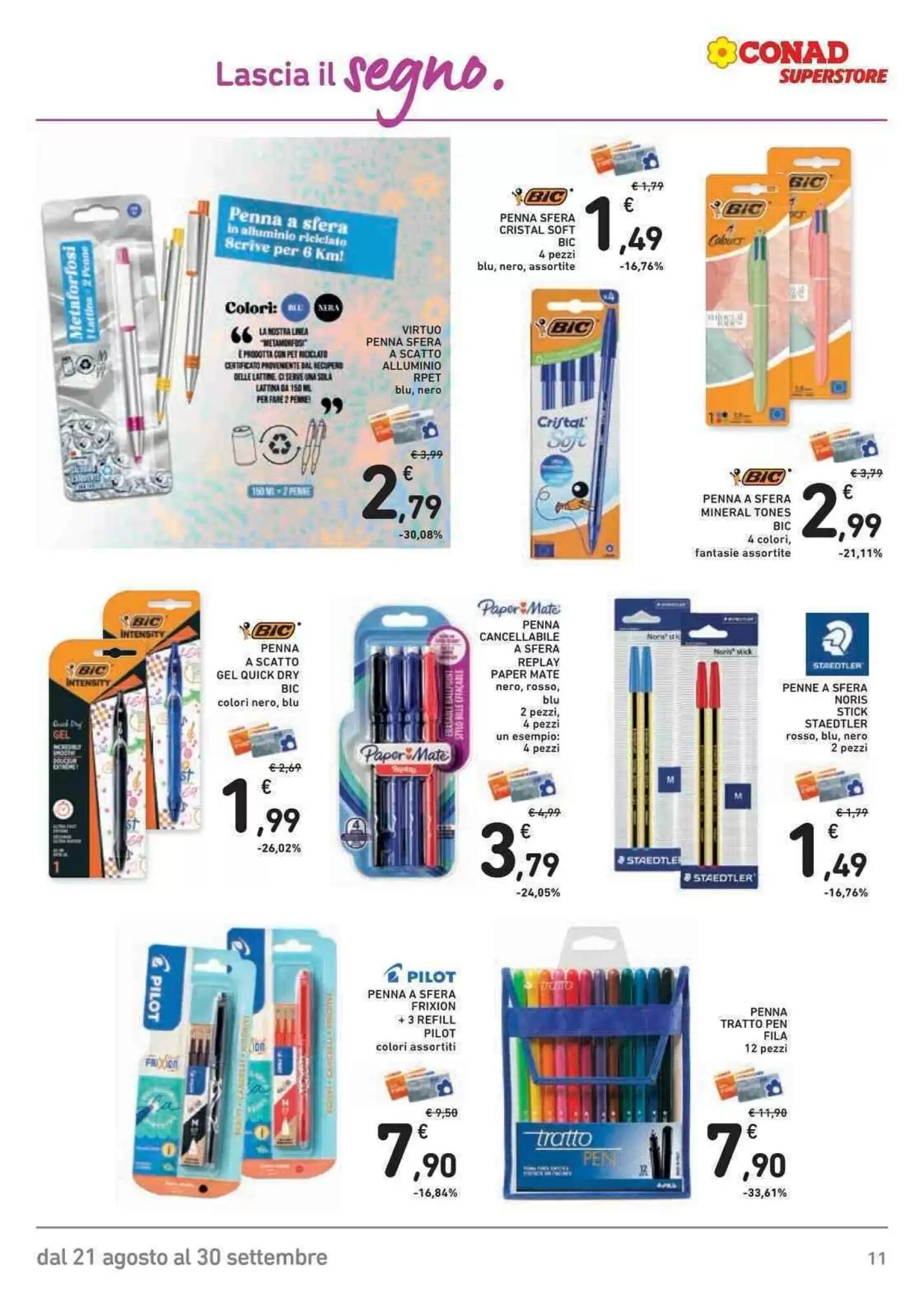 Volantino promozionale Conad Superstore  valide dal 21/08/2026 - Pagina 11.