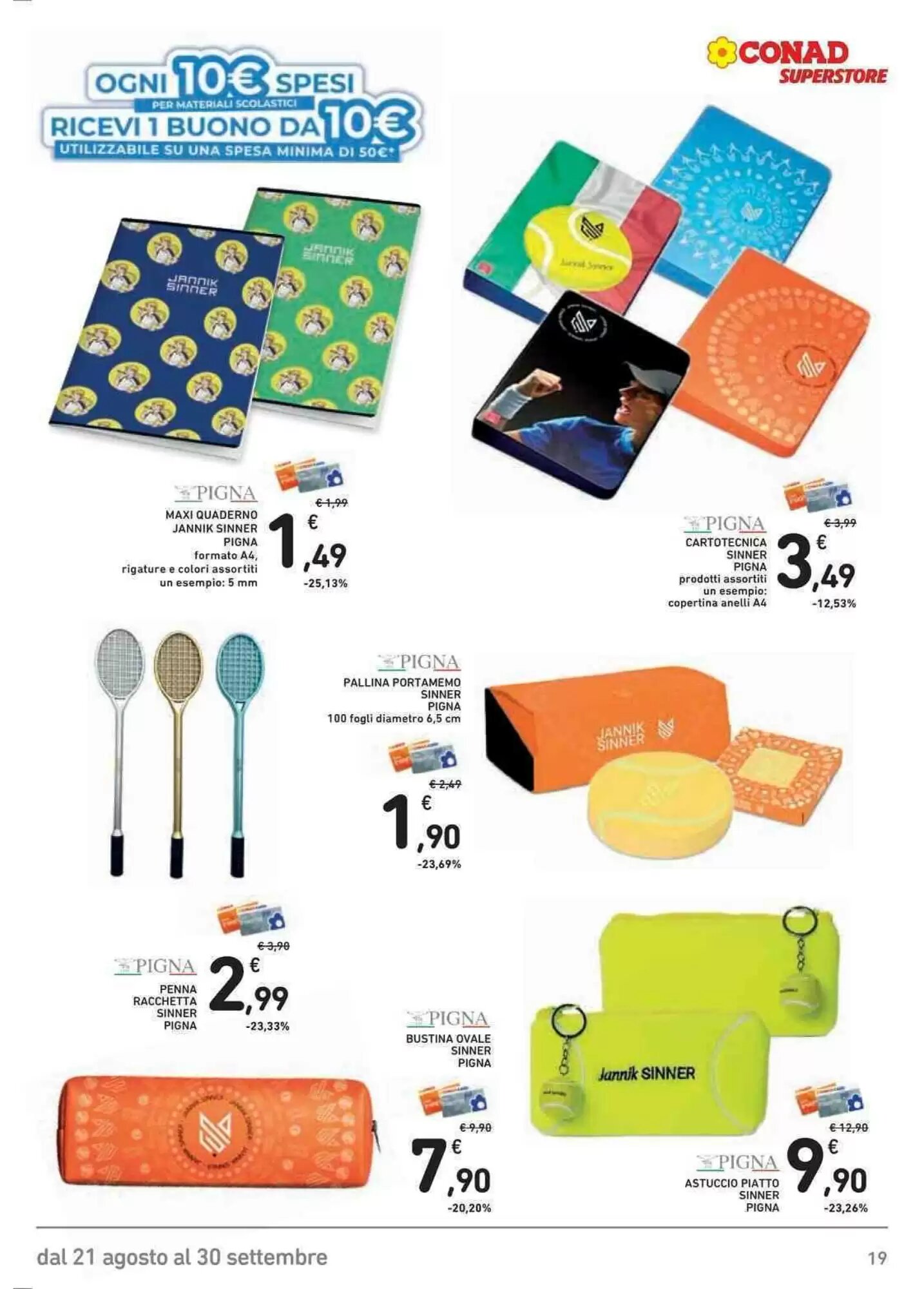 Volantino promozionale Conad Superstore  valide dal 21/08/2026 - Pagina 19.