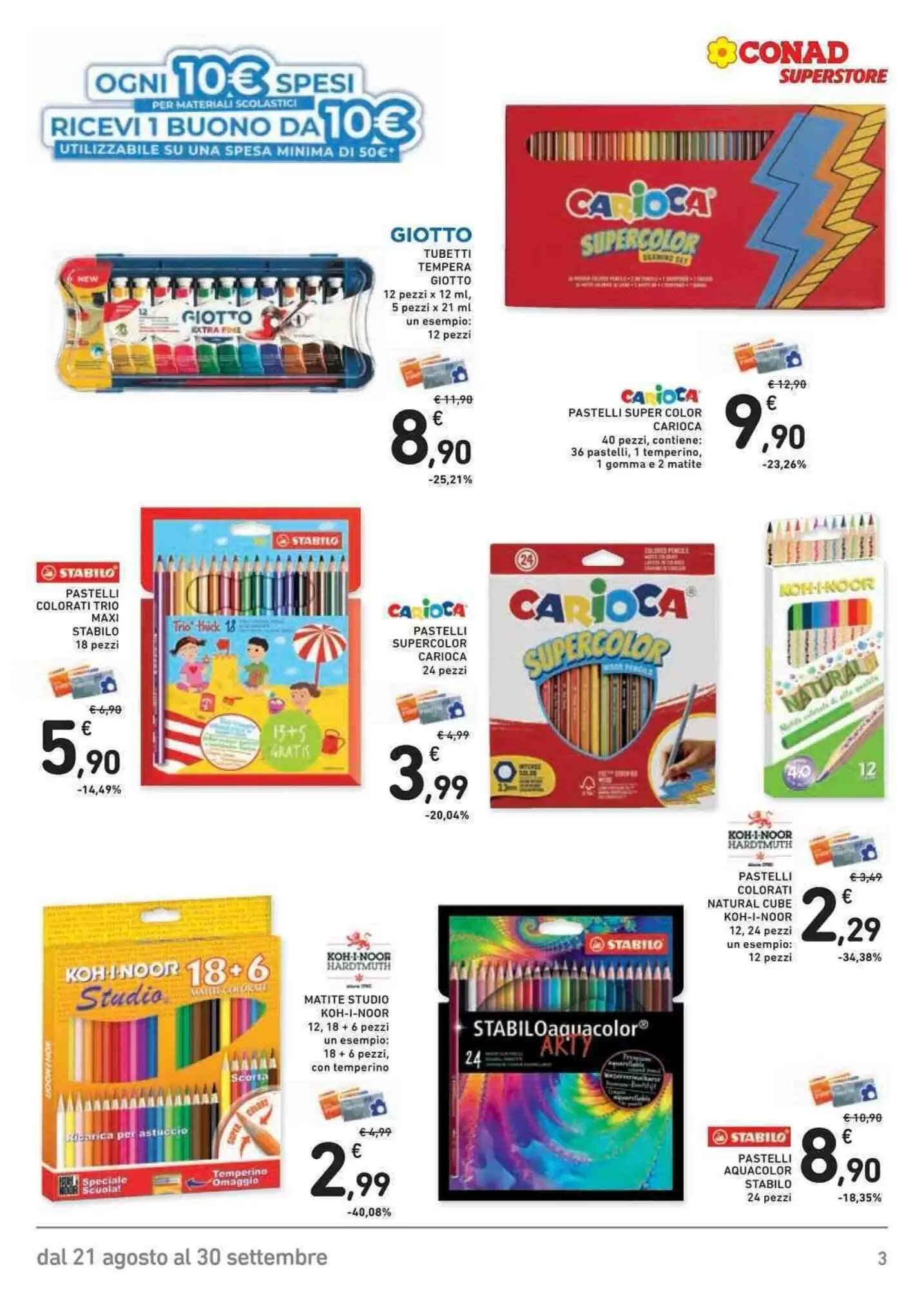 Volantino promozionale Conad Superstore  valide dal 21/08/2026 - Pagina 3.