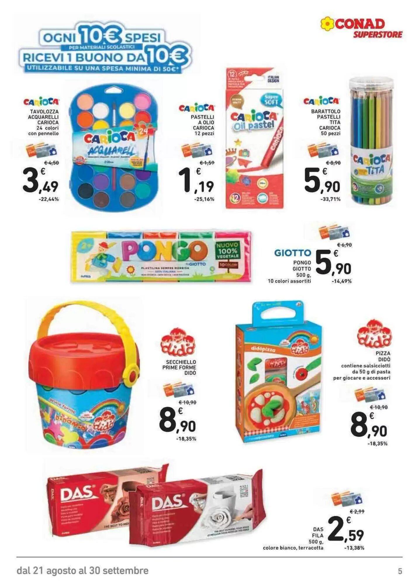 Volantino promozionale Conad Superstore  valide dal 21/08/2026 - Pagina 5.