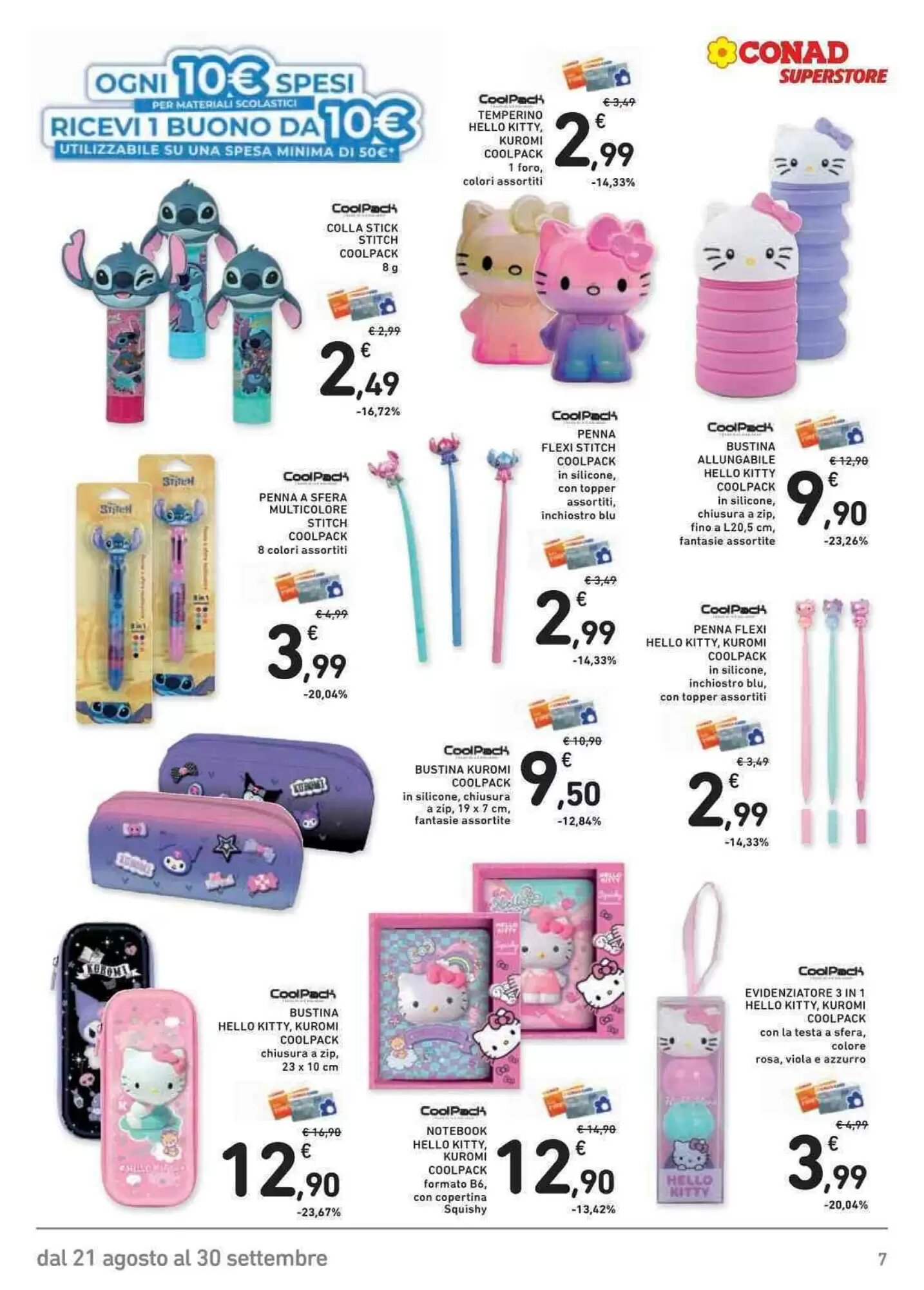 Volantino promozionale Conad Superstore  valide dal 21/08/2026 - Pagina 7.