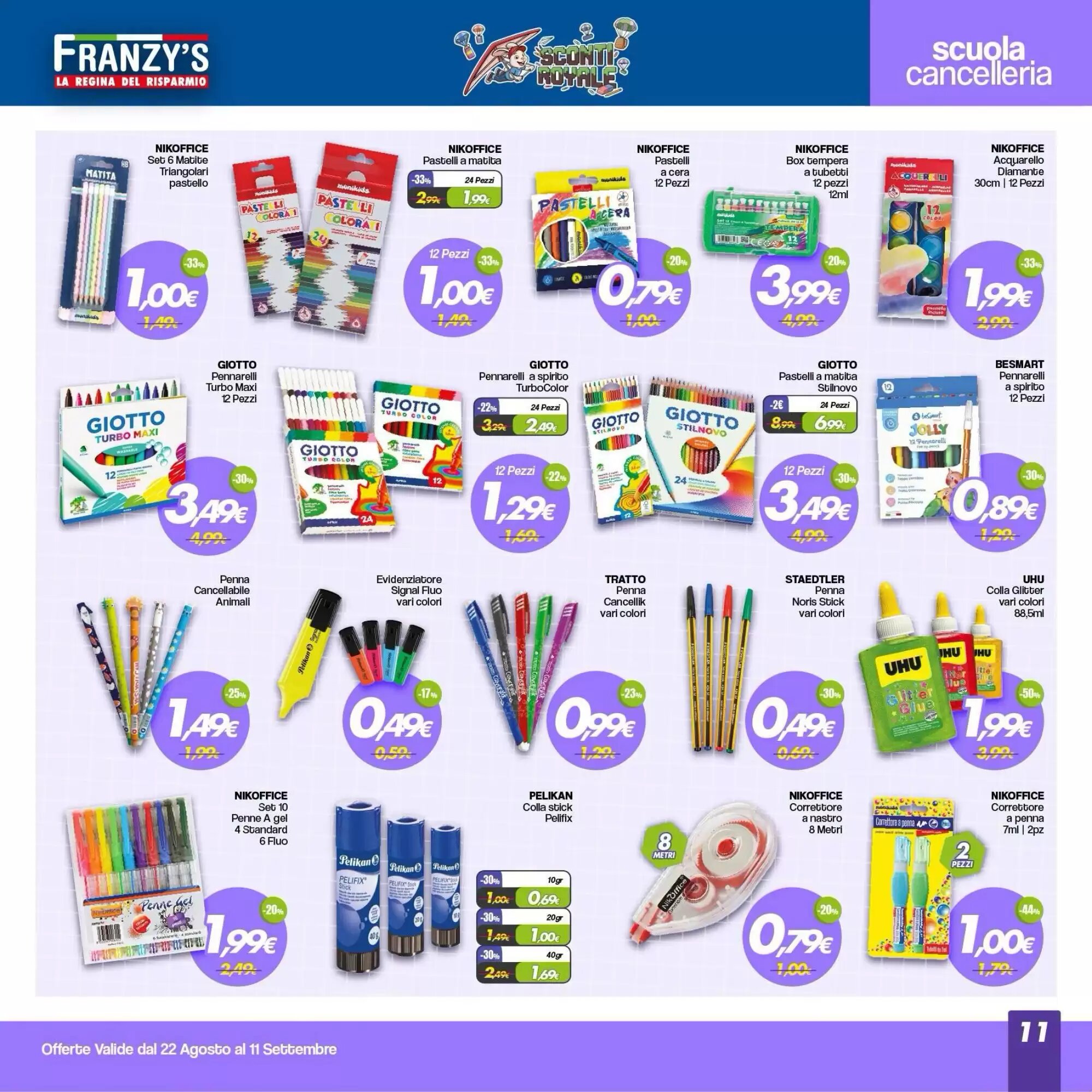 Volantino promozionale Franzy's  valide dal 22/08/2026 - Pagina 11.