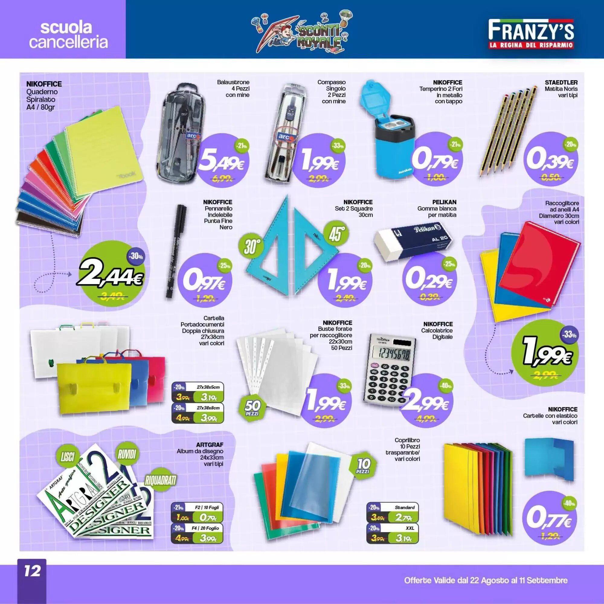 Volantino promozionale Franzy's  valide dal 22/08/2026 - Pagina 12.