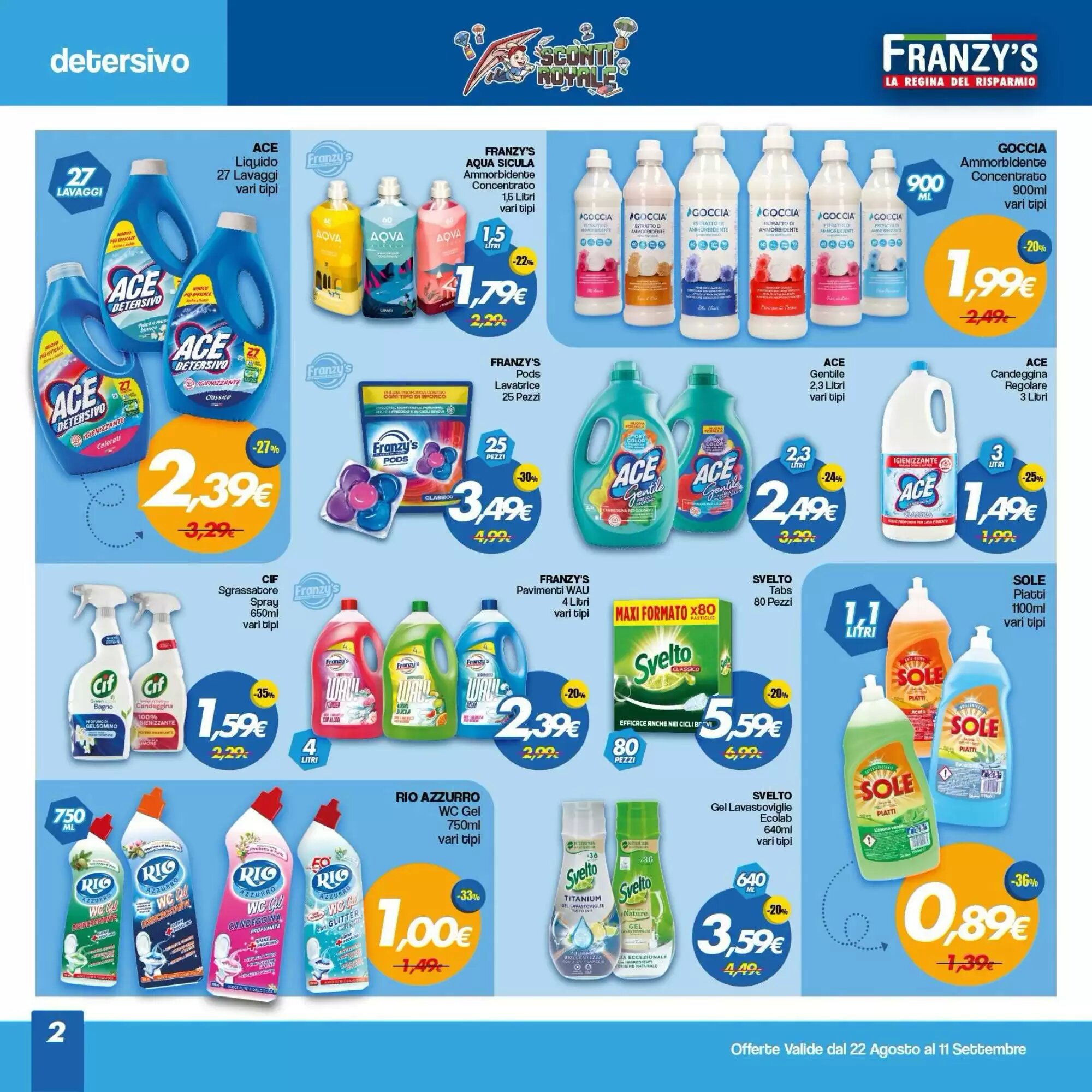 Volantino promozionale Franzy's  valide dal 22/08/2026 - Pagina 2.