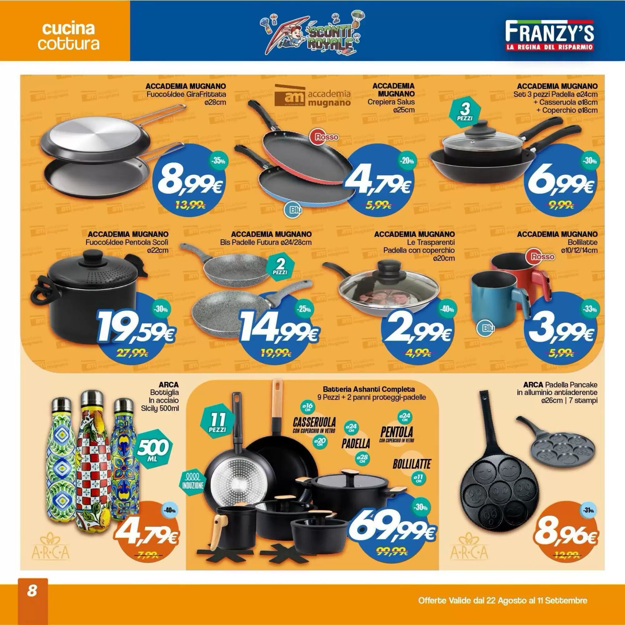 Volantino promozionale Franzy's  valide dal 22/08/2026 - Pagina 8.
