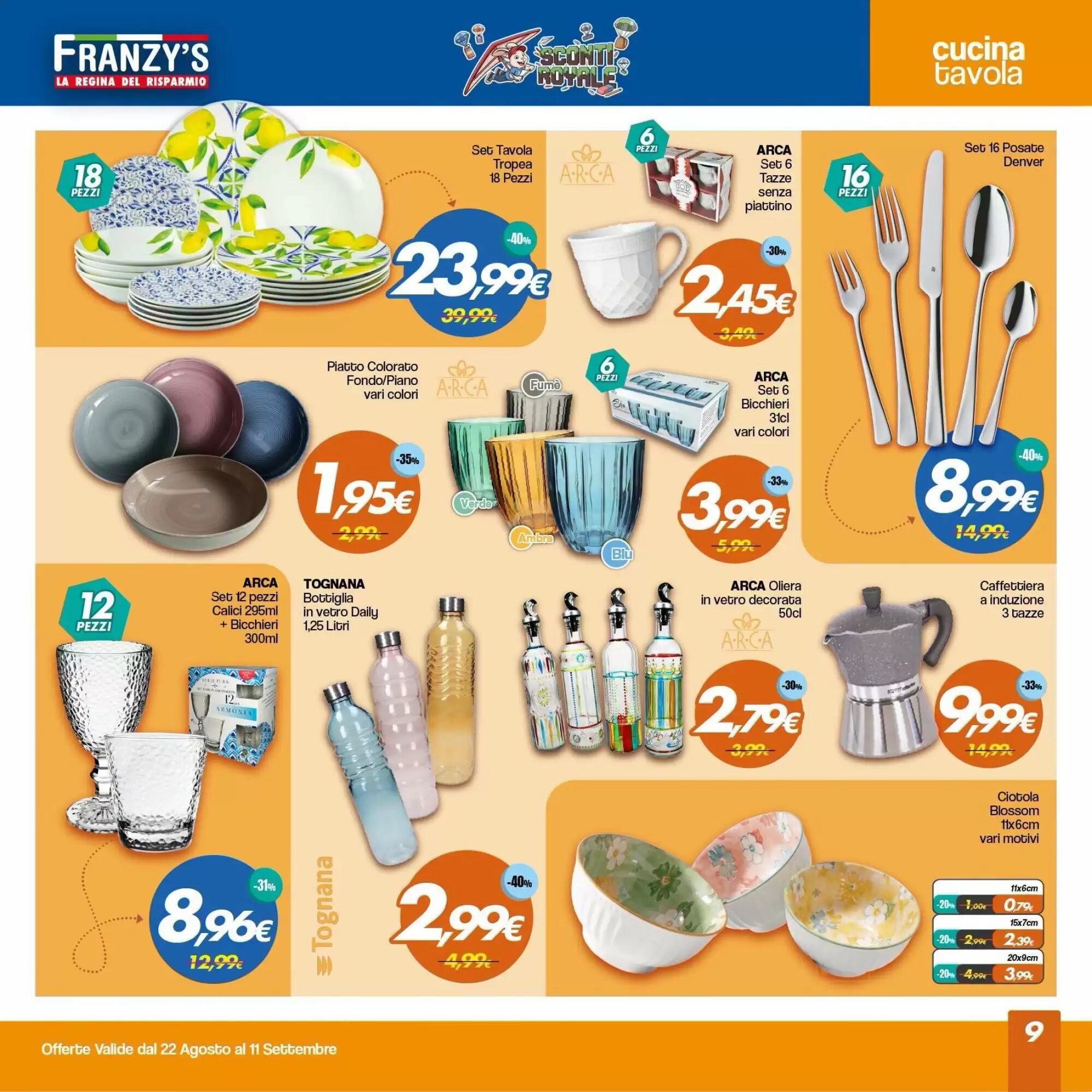 Volantino promozionale Franzy's  valide dal 22/08/2026 - Pagina 9.