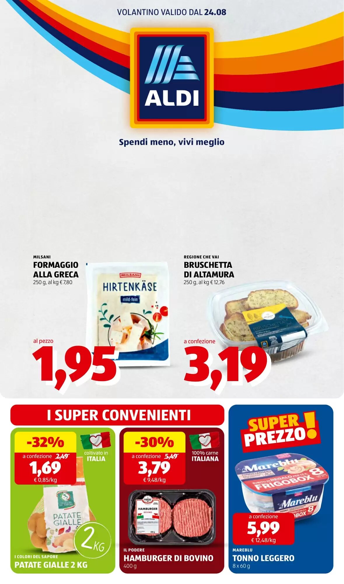 Volantino promozionale ALDI valide dal 24/08/2026 - Pagina 1.
