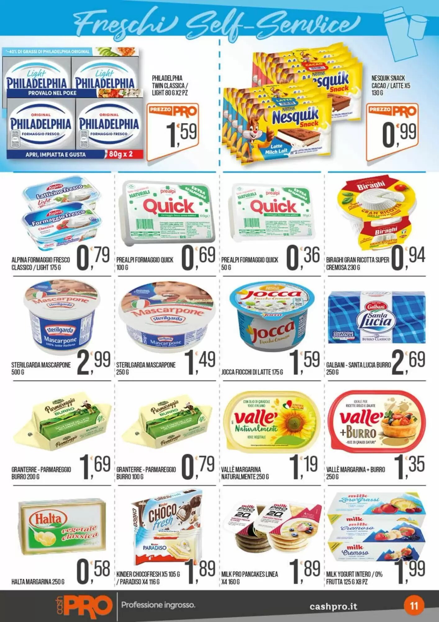 Volantino promozionale Cash pro  valide dal 24/08/2026 - Pagina 11.