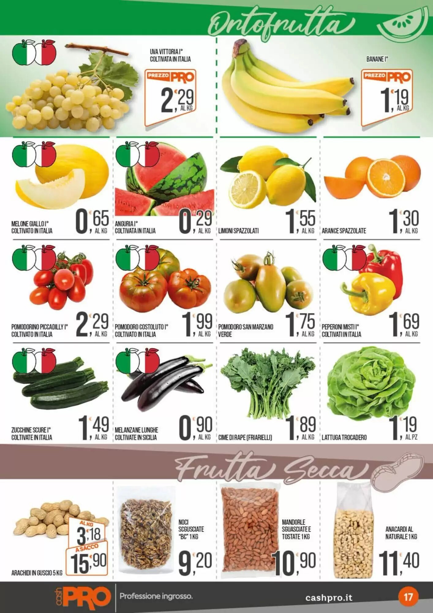 Volantino promozionale Cash pro  valide dal 24/08/2026 - Pagina 17.