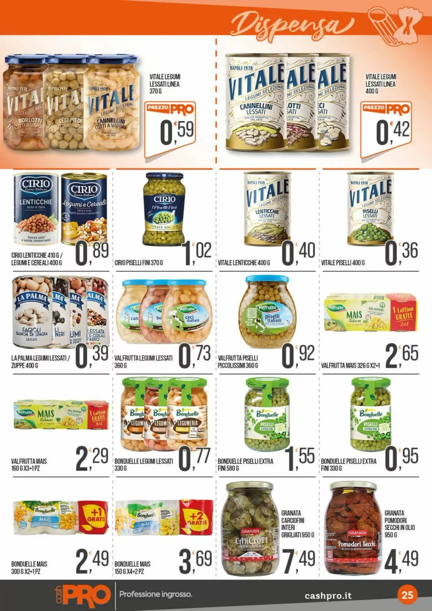 Volantino promozionale Cash pro  valide dal 24/08/2026 - Pagina 25.