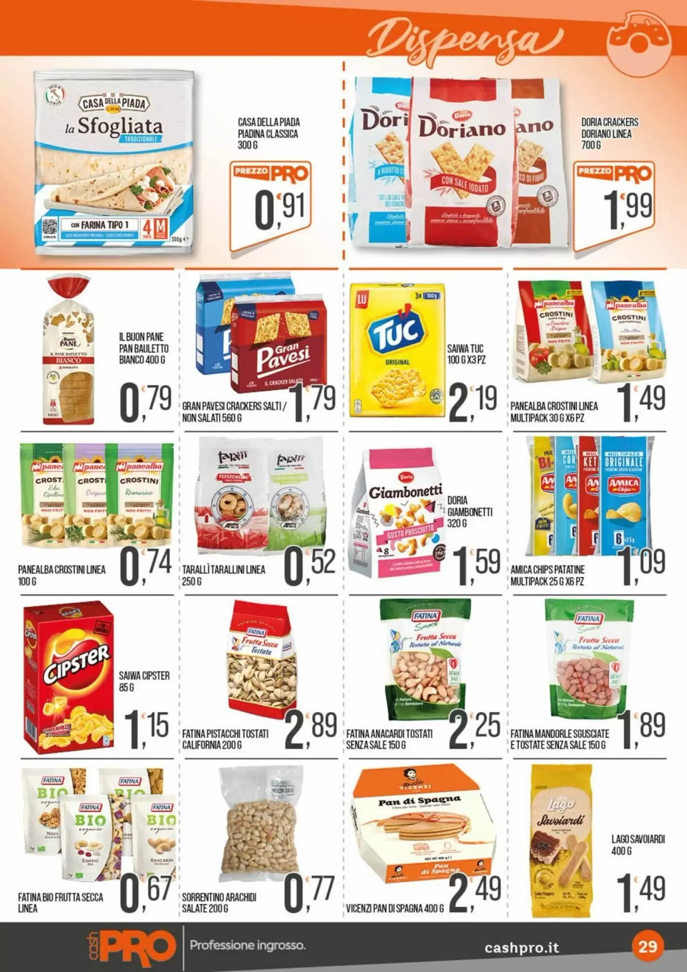 Volantino promozionale Cash pro  valide dal 24/08/2026 - Pagina 29.