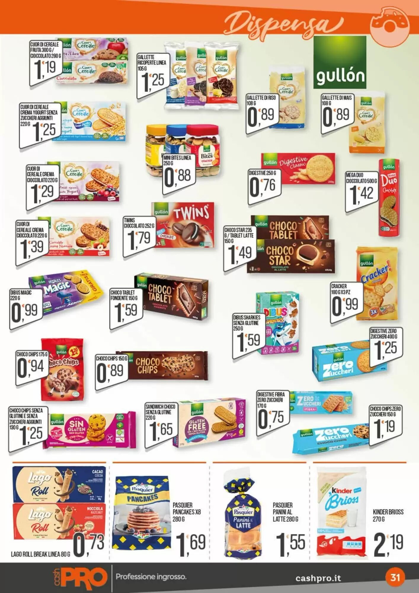 Volantino promozionale Cash pro  valide dal 24/08/2026 - Pagina 31.
