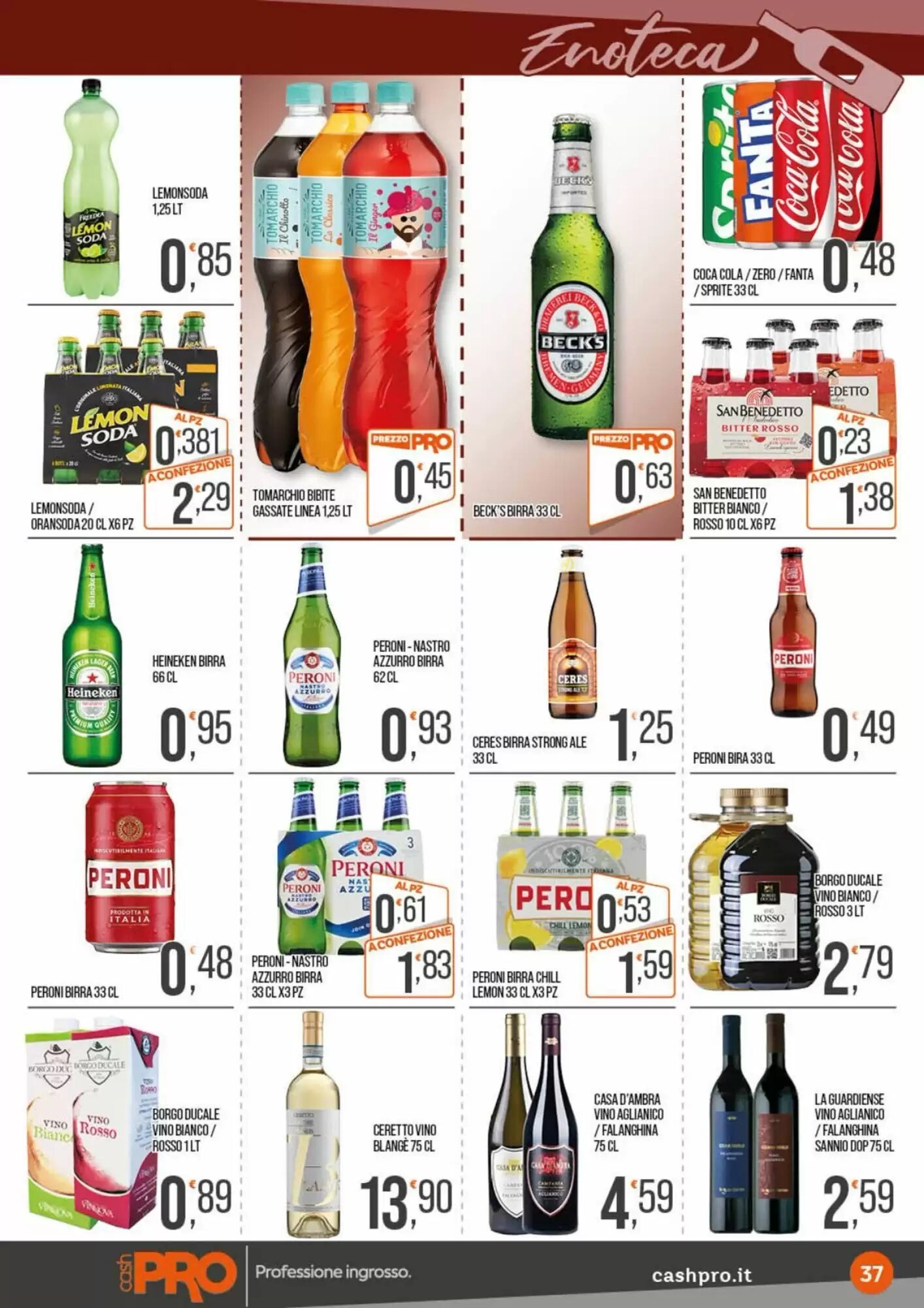 Volantino promozionale Cash pro  valide dal 24/08/2026 - Pagina 37.