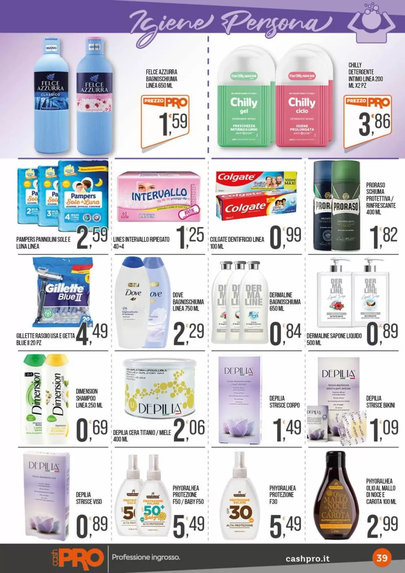Volantino promozionale Cash pro  valide dal 24/08/2026 - Pagina 39.