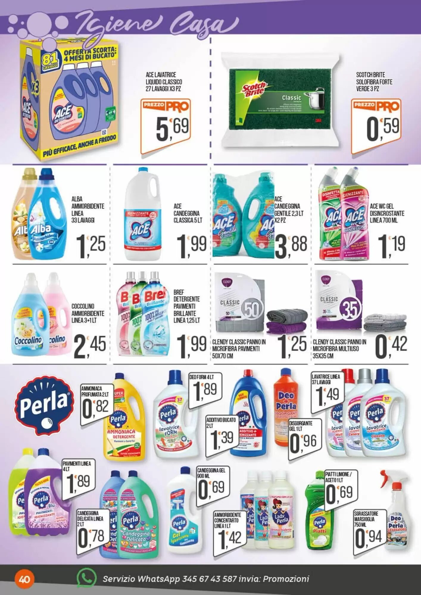 Volantino promozionale Cash pro  valide dal 24/08/2026 - Pagina 40.