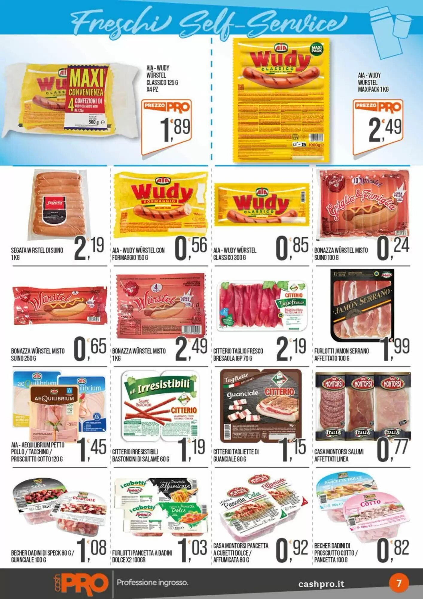 Volantino promozionale Cash pro  valide dal 24/08/2026 - Pagina 7.