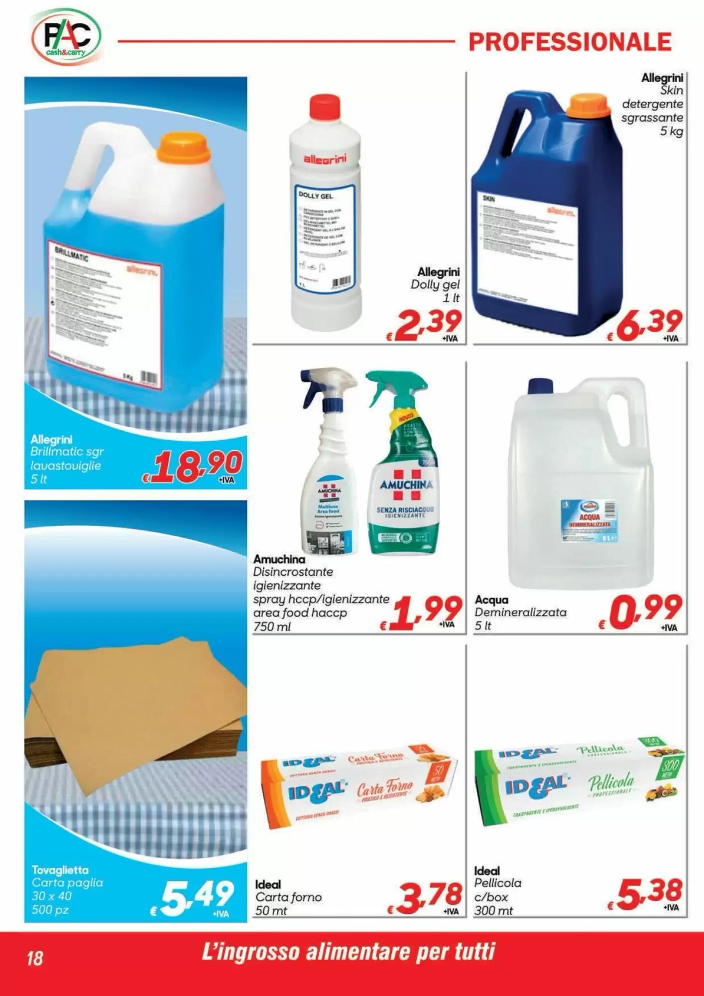 Volantino promozionale Pac Cash&Carry  valide dal 24/08/2026 - Pagina 18.