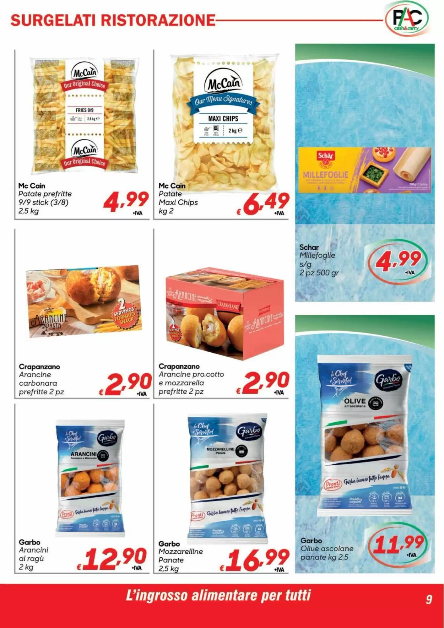 Volantino promozionale Pac Cash&Carry  valide dal 24/08/2026 - Pagina 9.