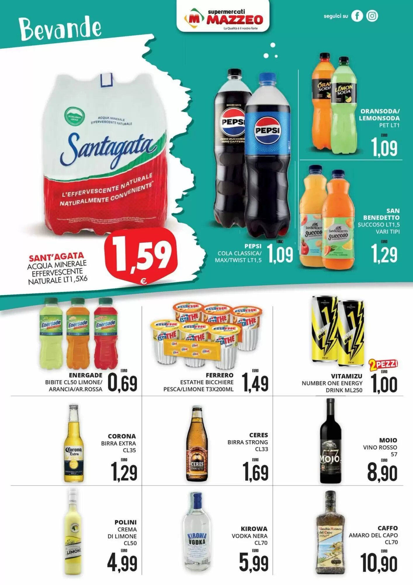 Volantino promozionale Mazzeo Supermercati  valide dal 24/08/2026 - Pagina 10.