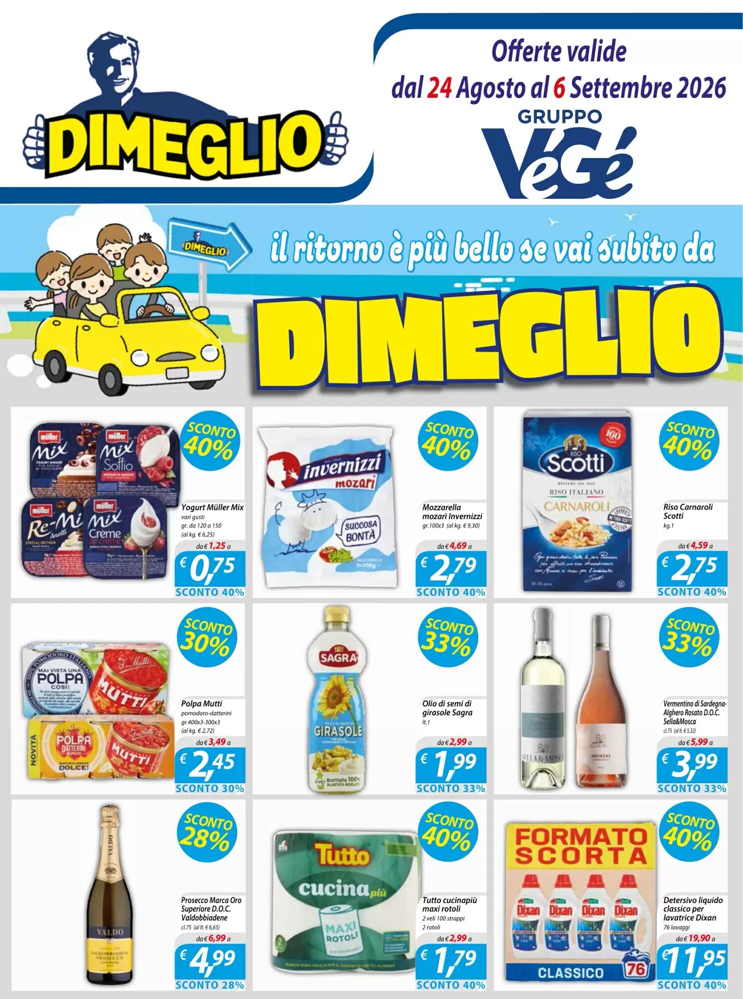 Volantino promozionale DiMeglio valide dal 24/08/2026 - Pagina 1.