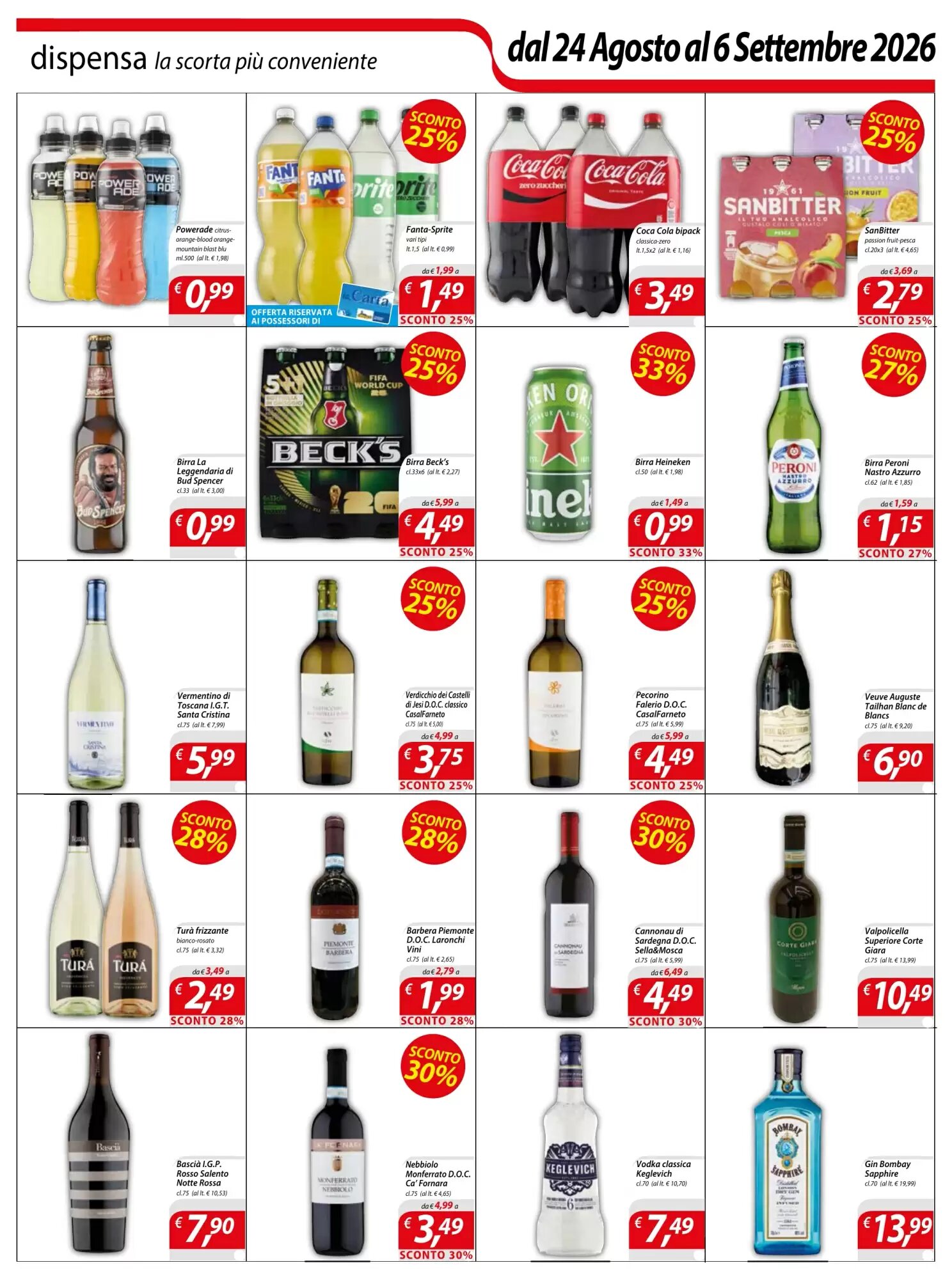 Volantino promozionale DiMeglio  valide dal 24/08/2026 - Pagina 8.