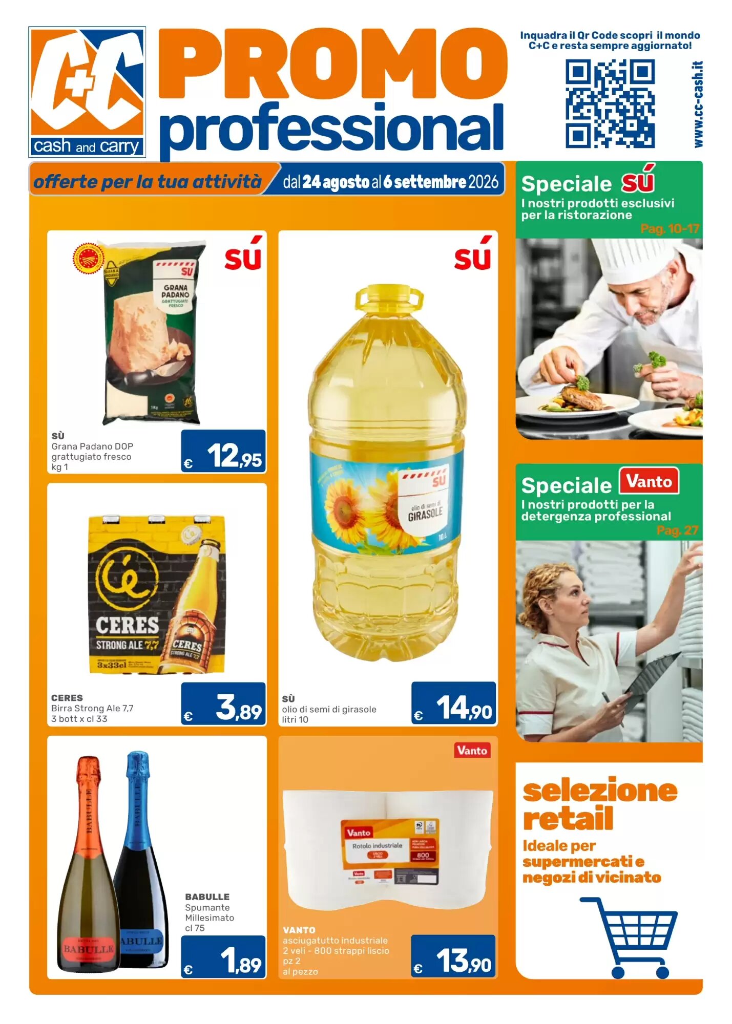 Volantino promozionale C+C Cash and Carry valide dal 24/08/2026 - Pagina 1.