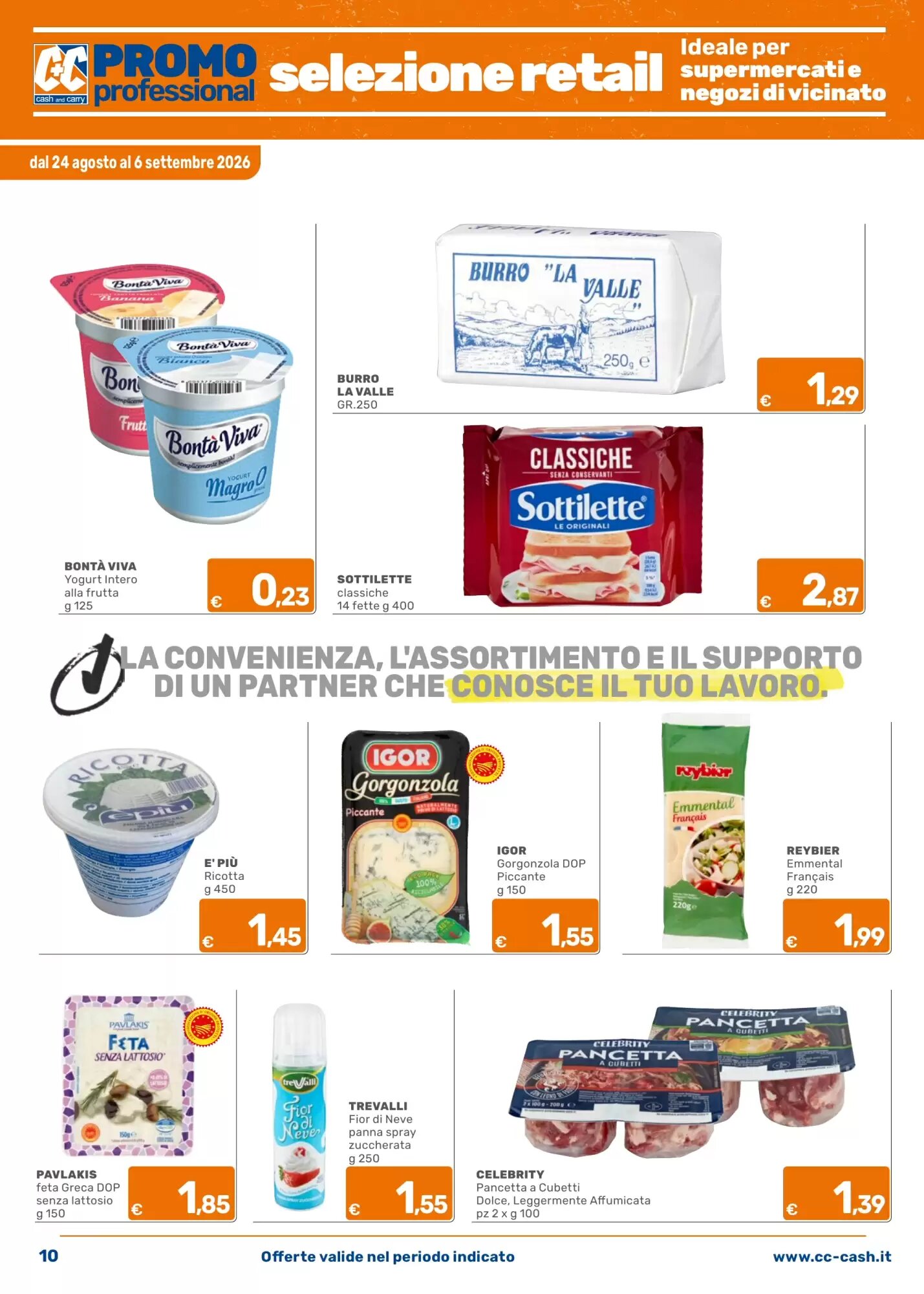 Volantino promozionale C+C Cash and Carry  valide dal 24/08/2026 - Pagina 10.