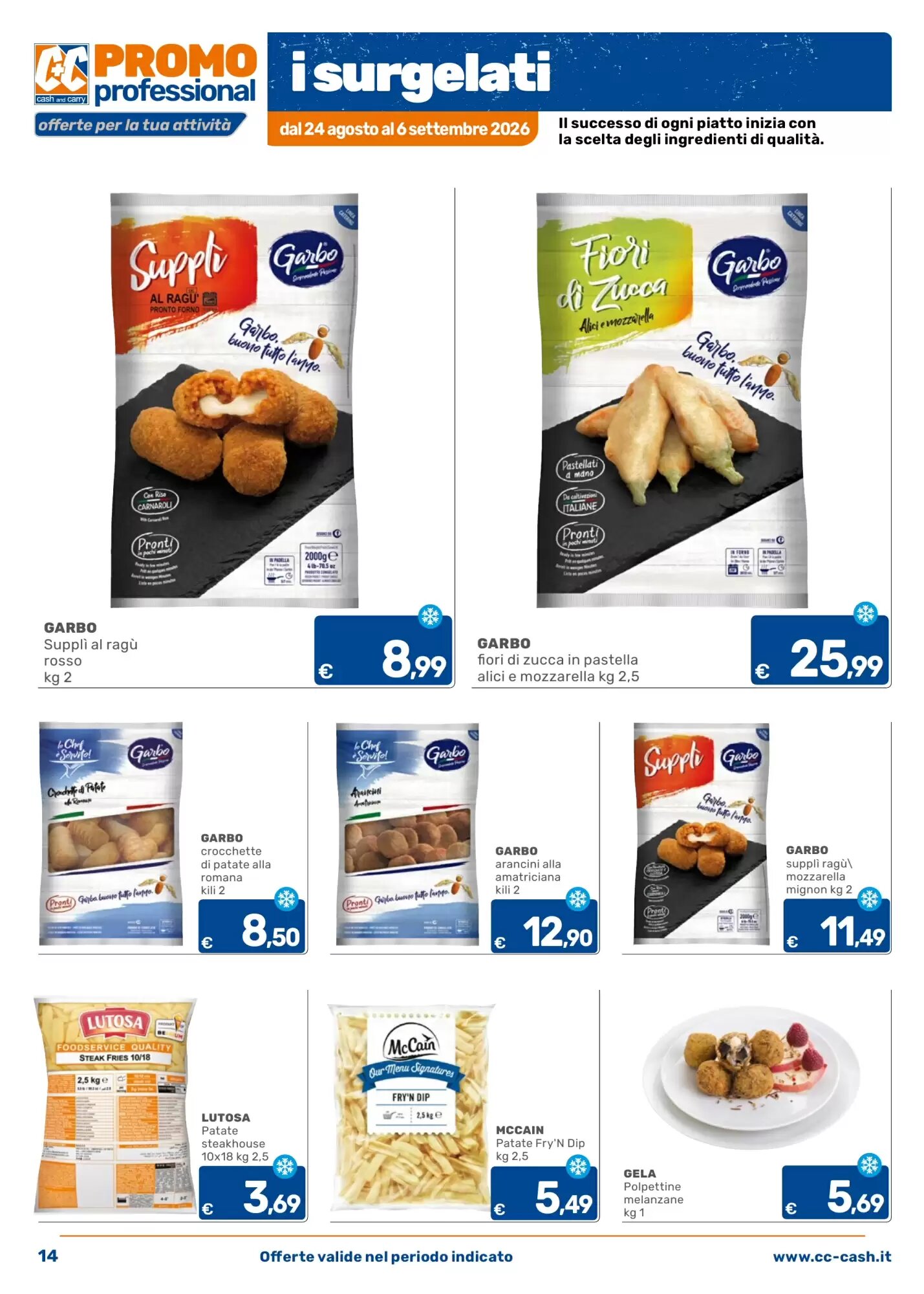 Volantino promozionale C+C Cash and Carry  valide dal 24/08/2026 - Pagina 14.