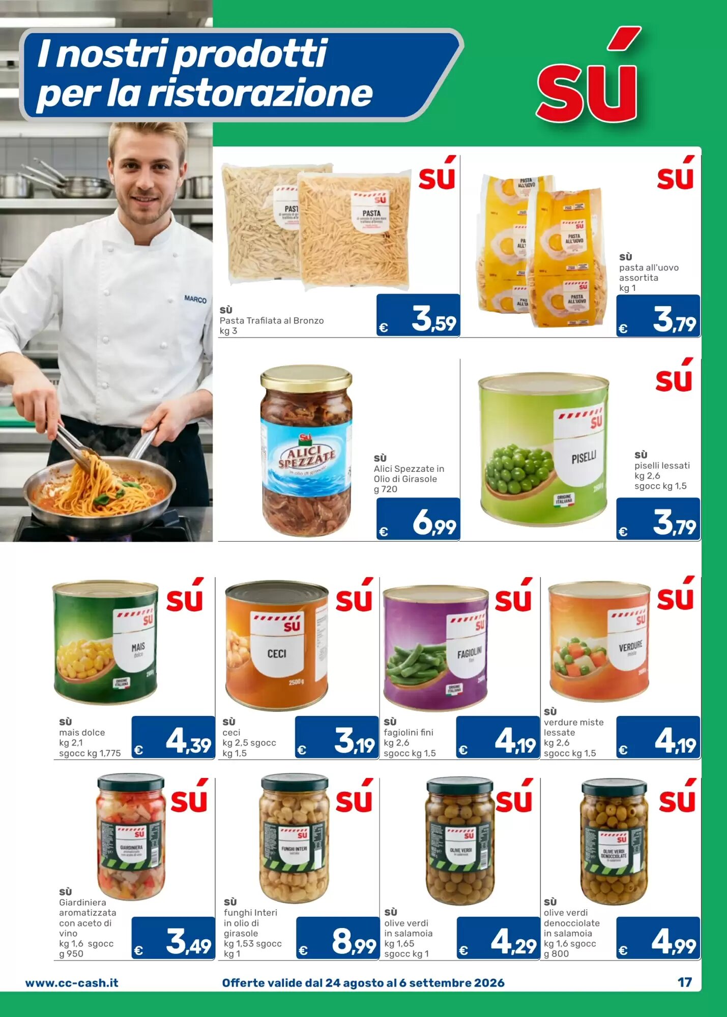 Volantino promozionale C+C Cash and Carry  valide dal 24/08/2026 - Pagina 17.