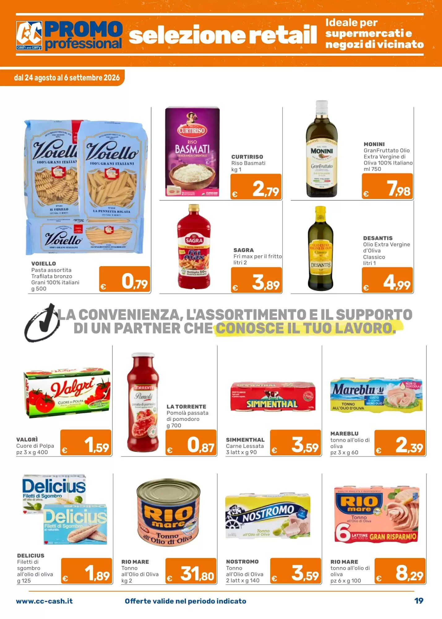 Volantino promozionale C+C Cash and Carry  valide dal 24/08/2026 - Pagina 19.