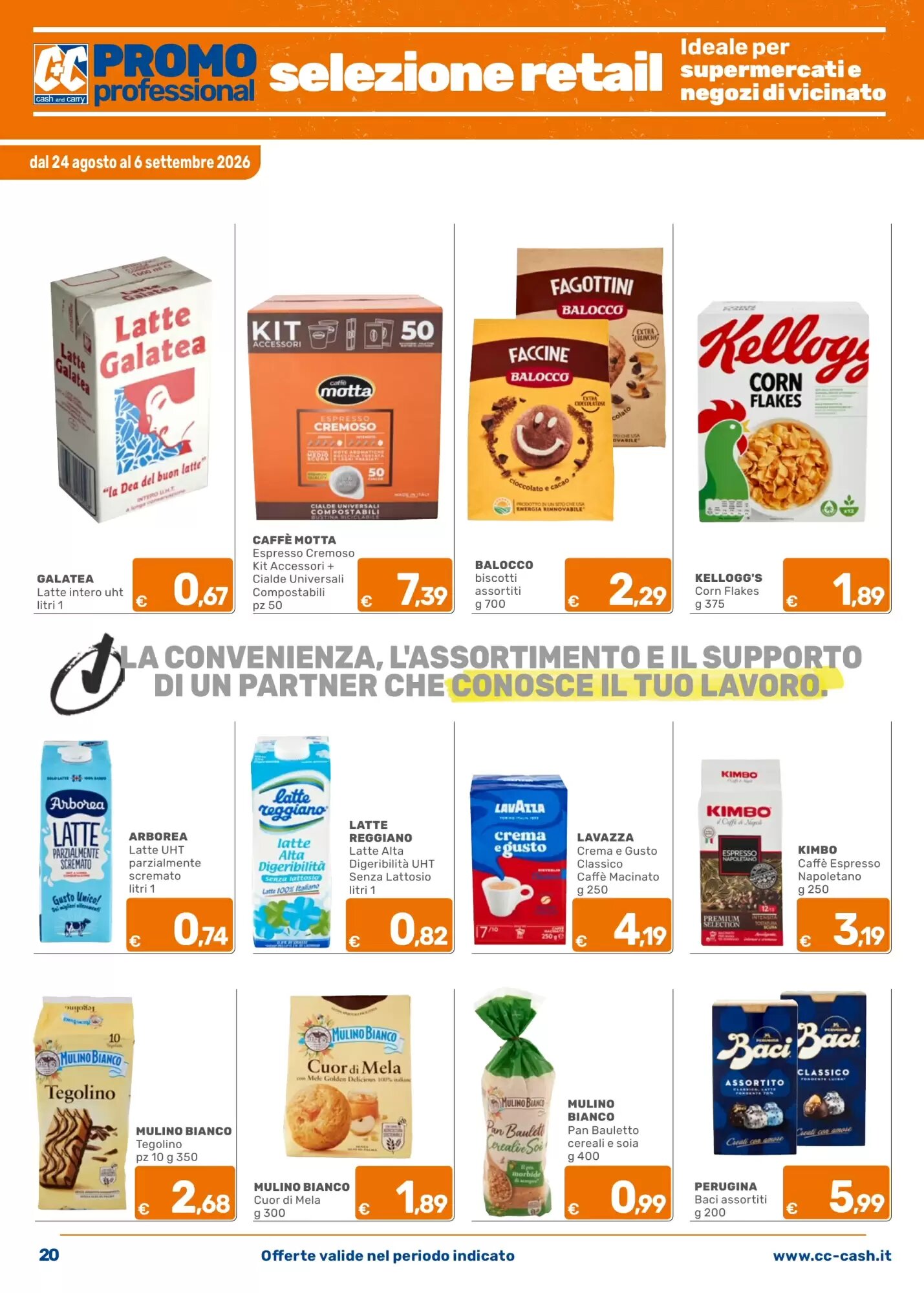 Volantino promozionale C+C Cash and Carry  valide dal 24/08/2026 - Pagina 20.
