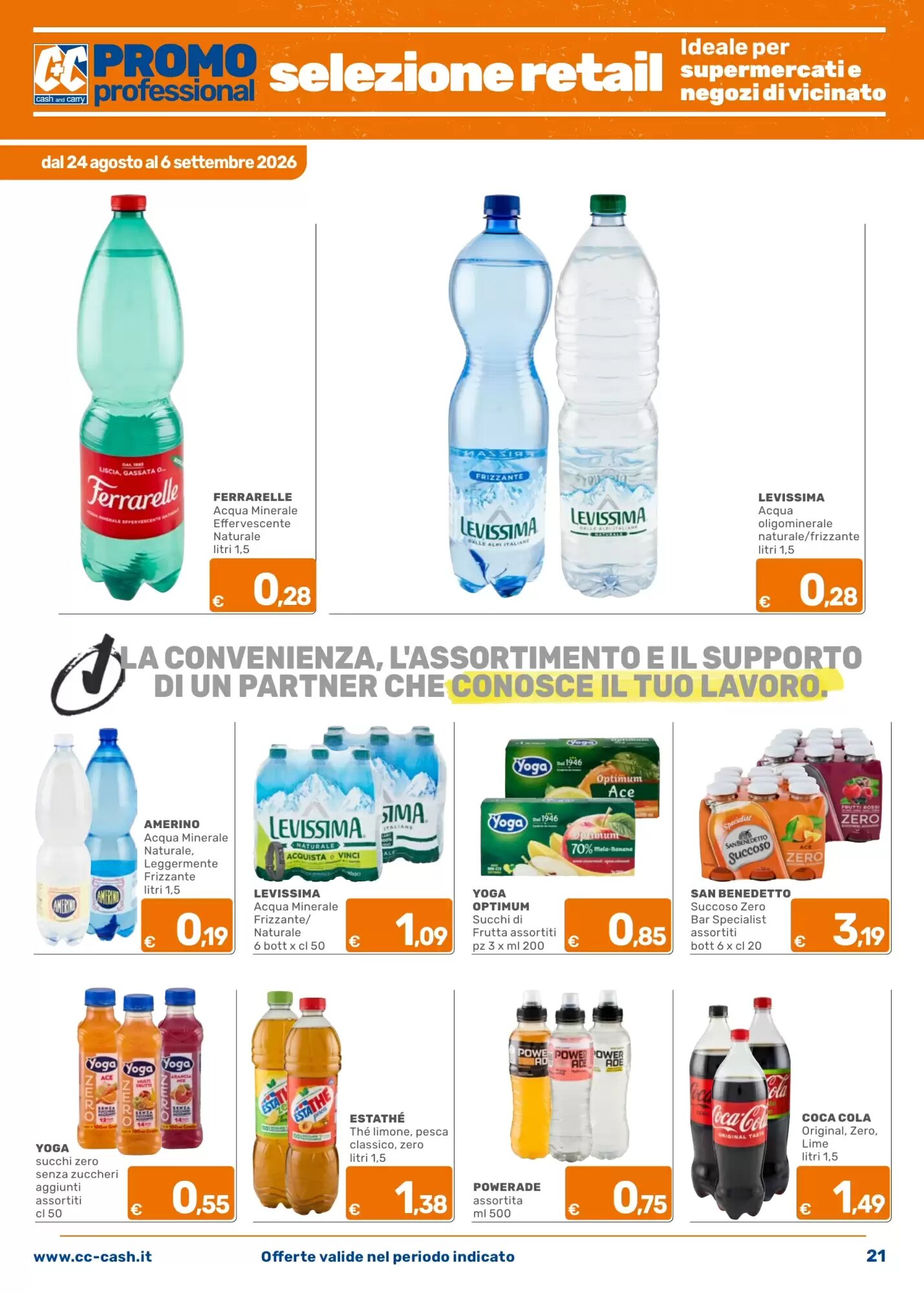 Volantino promozionale C+C Cash and Carry  valide dal 24/08/2026 - Pagina 21.