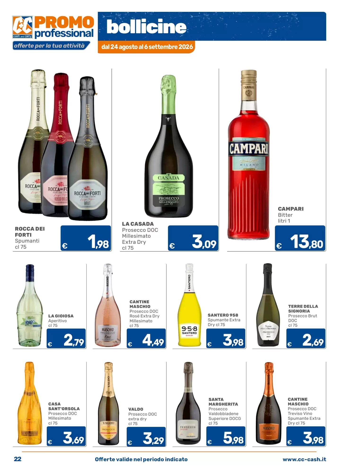 Volantino promozionale C+C Cash and Carry  valide dal 24/08/2026 - Pagina 22.