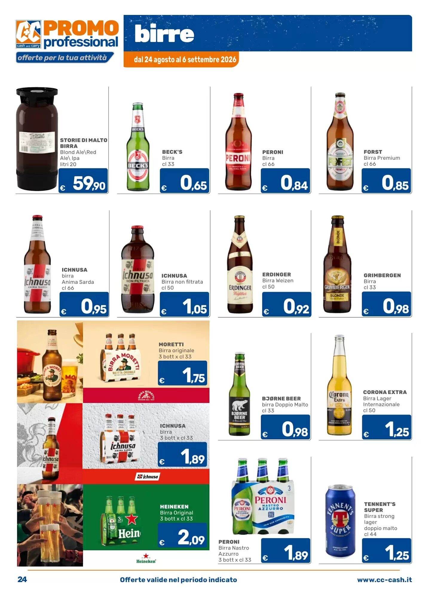 Volantino promozionale C+C Cash and Carry  valide dal 24/08/2026 - Pagina 24.