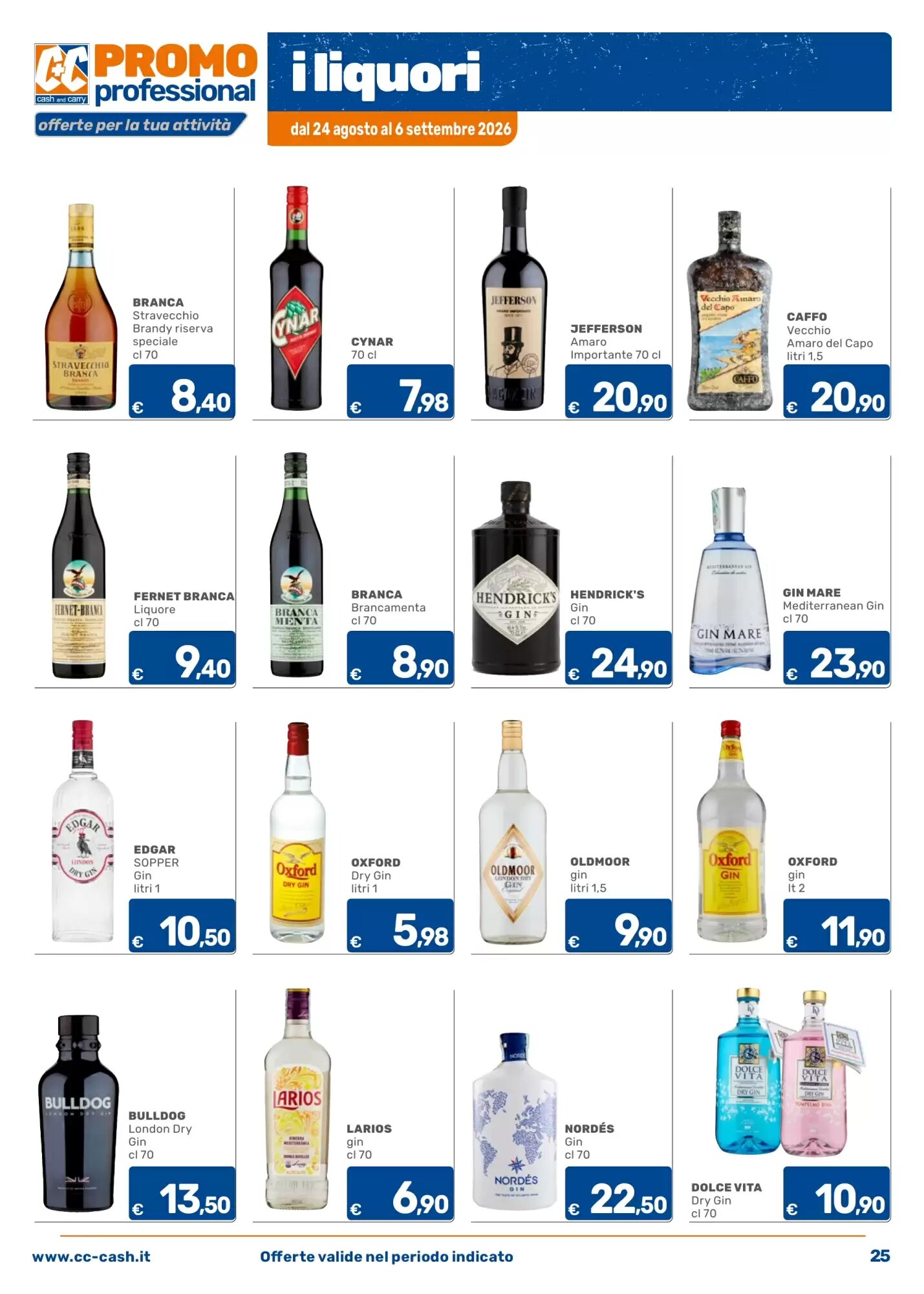 Volantino promozionale C+C Cash and Carry  valide dal 24/08/2026 - Pagina 25.